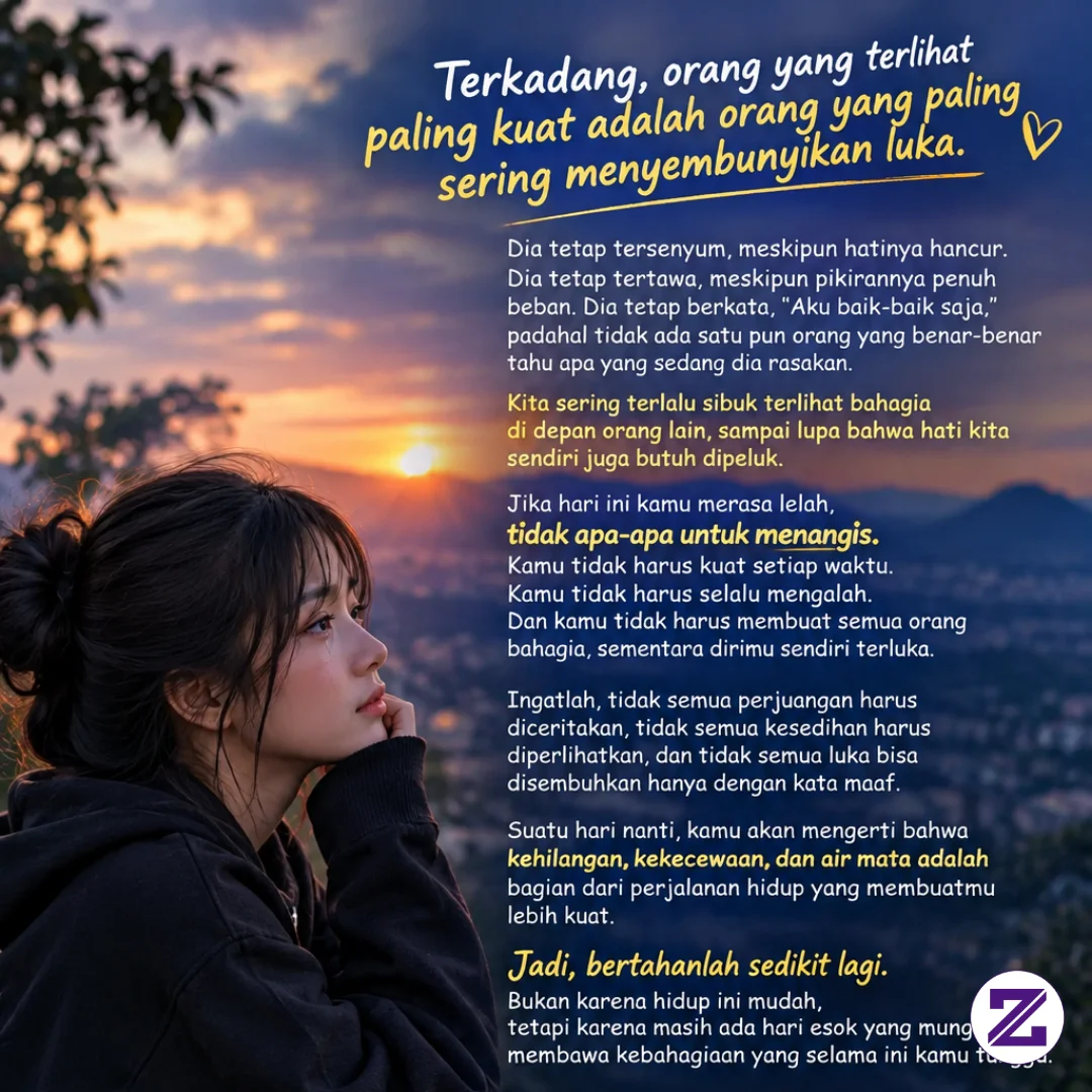 KATA-KATA MENYENTUH HATI YANG BIKIN AIR MATA JATUH 🥀