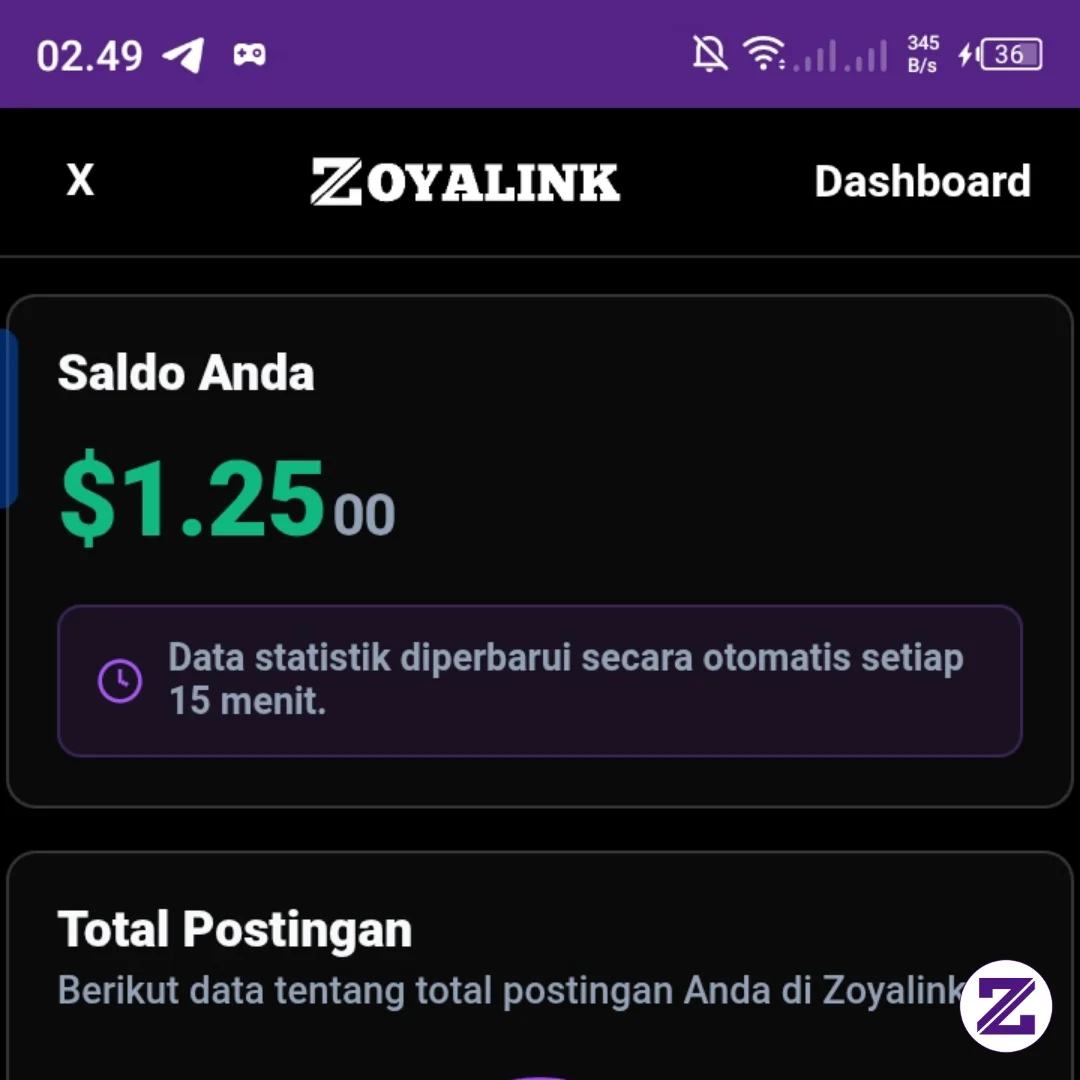Dari $0.01 Menuju $1.25!📈 Bukti Kalau Konsistensi Posting Di Zoya Link Itu