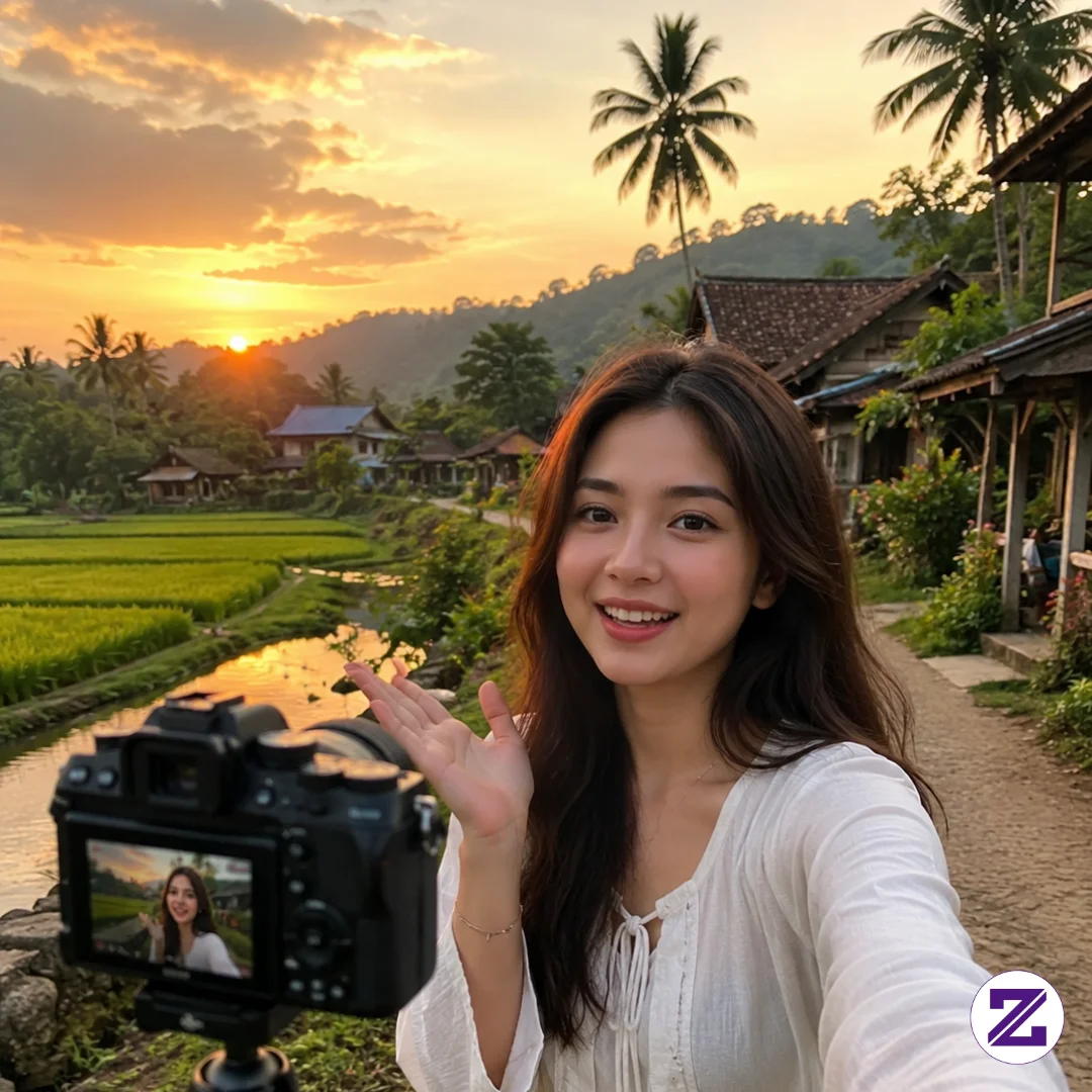 Cuaca Yang Indah Di Sore Hari