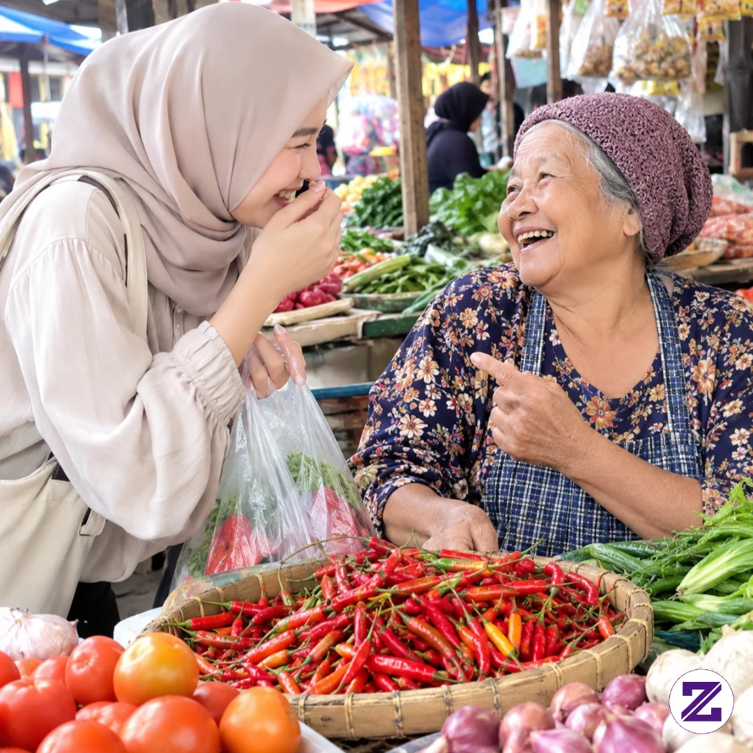 Tak Sengaja Ketemu Nenek-Nenek Di Pasar 😄
