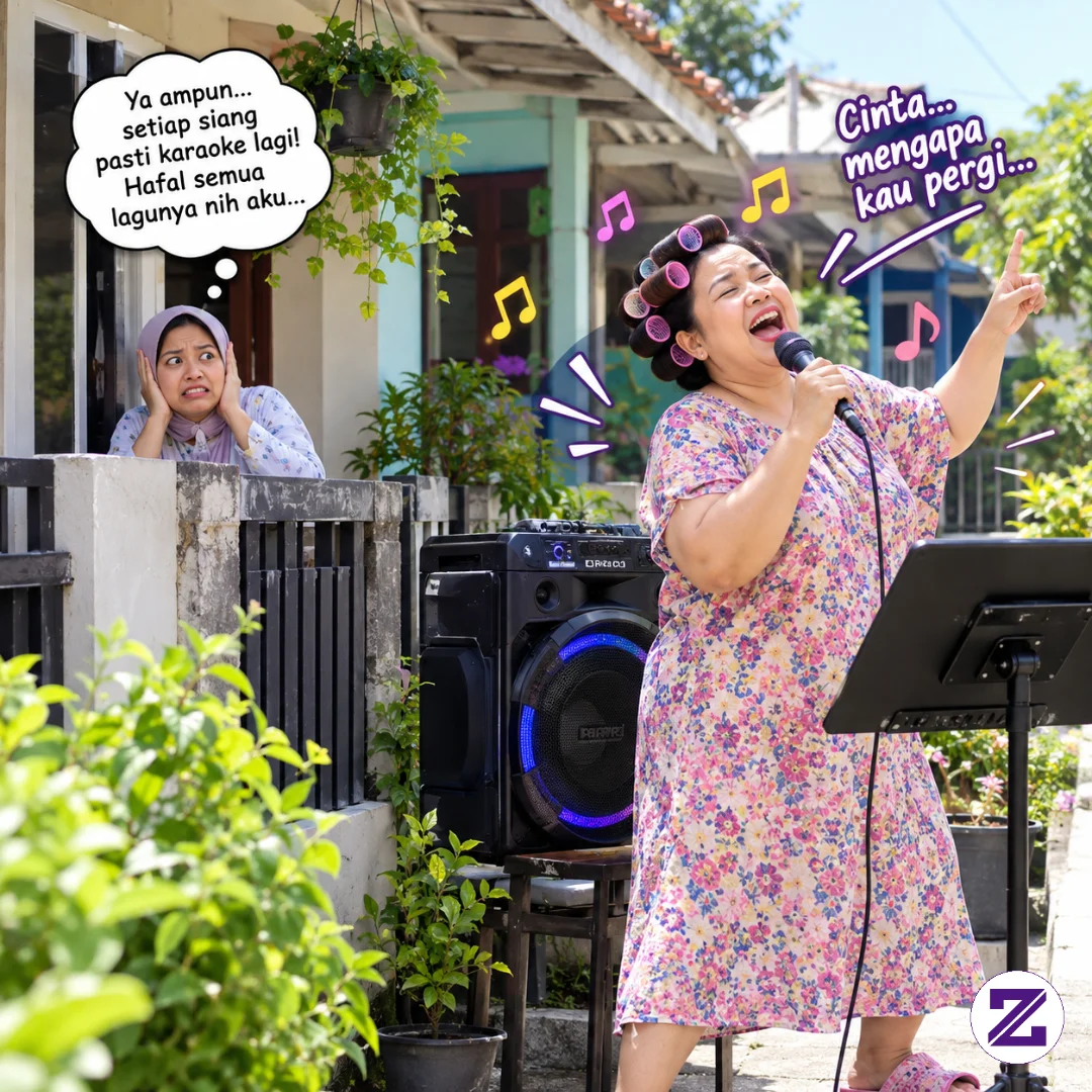 Tetangga Rumah Suka Karaoke Siang Hari, Sampai Aku Hafal Semua Lagunya!