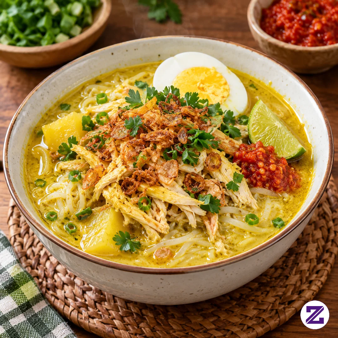 Soto Kari Cocok Untuk Menu Makan Keluarga Atau Ide Jualan Rumahan.