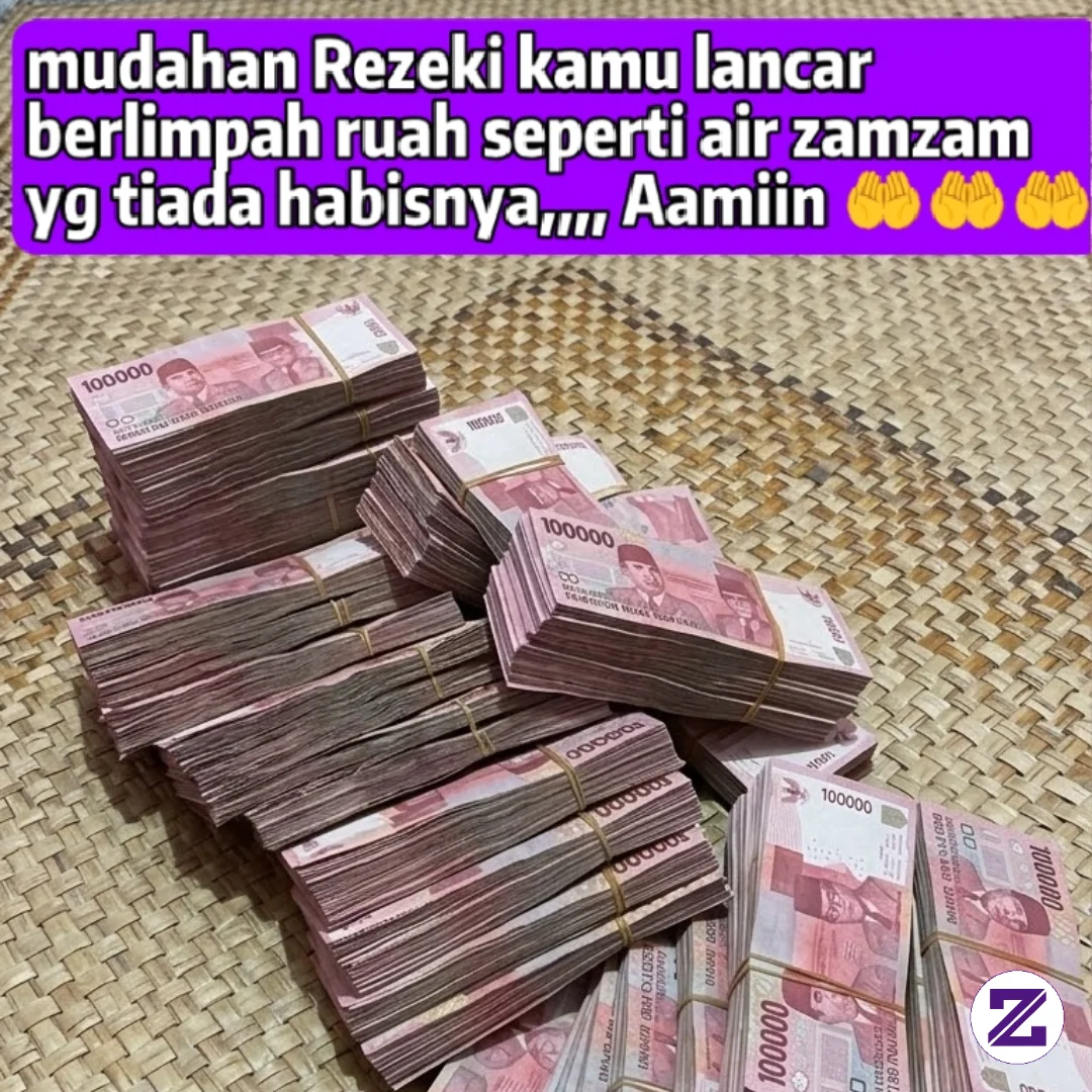 Mudahan Terwujud Rezeki Lancar Tanpa Batas.