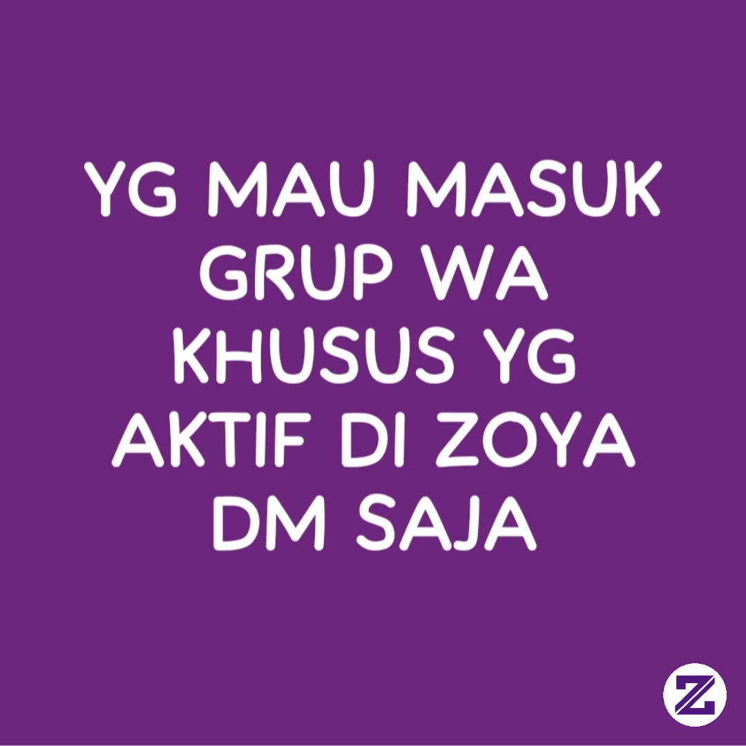 KHUSUS BUAT YG RAJIN2 AJA,NANTI SAYA SHARE DI DM GRUPNYA.