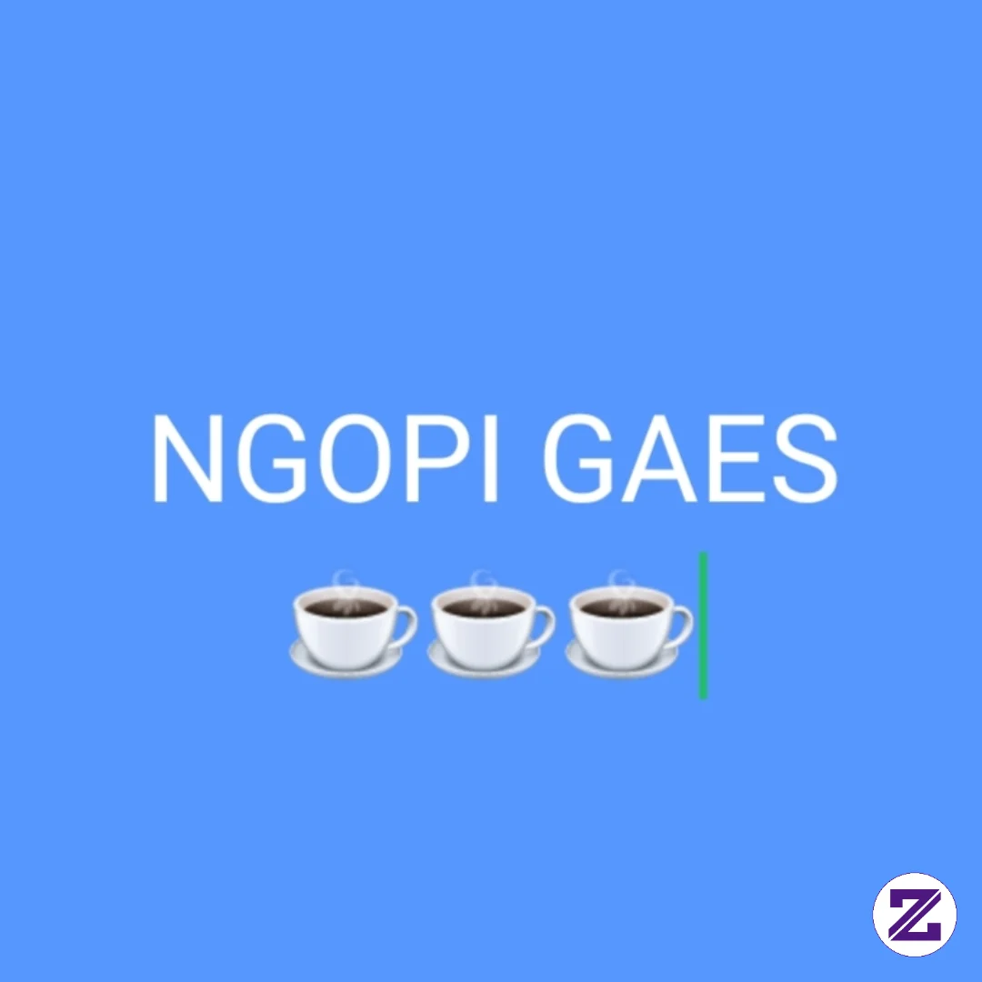 AWALI PAGIMU DENGAN SECANGKIR KOPI ITEM ..