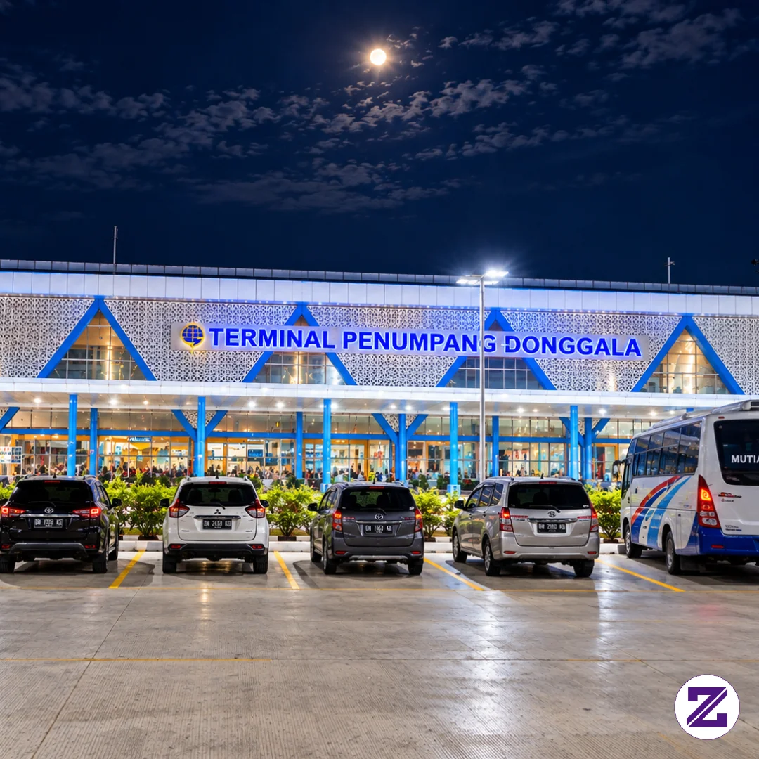 Suasana Malam Dipelabuhan Saat Kapal Tiba
