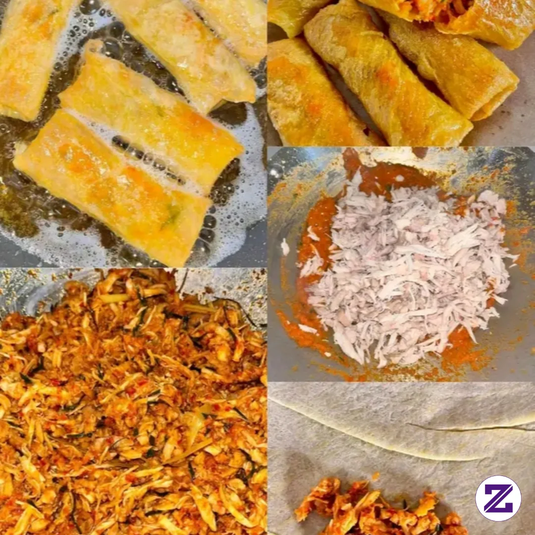 RESEP LUMPIA AYAM SUWIR PEDAS