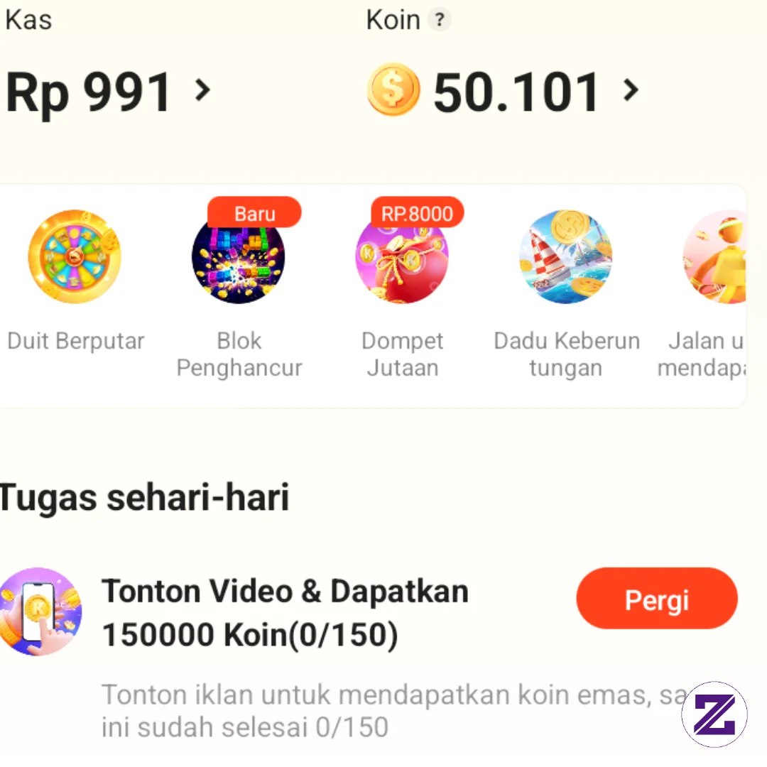 Cuan Tiap Hari Receh Buta Santai Saja