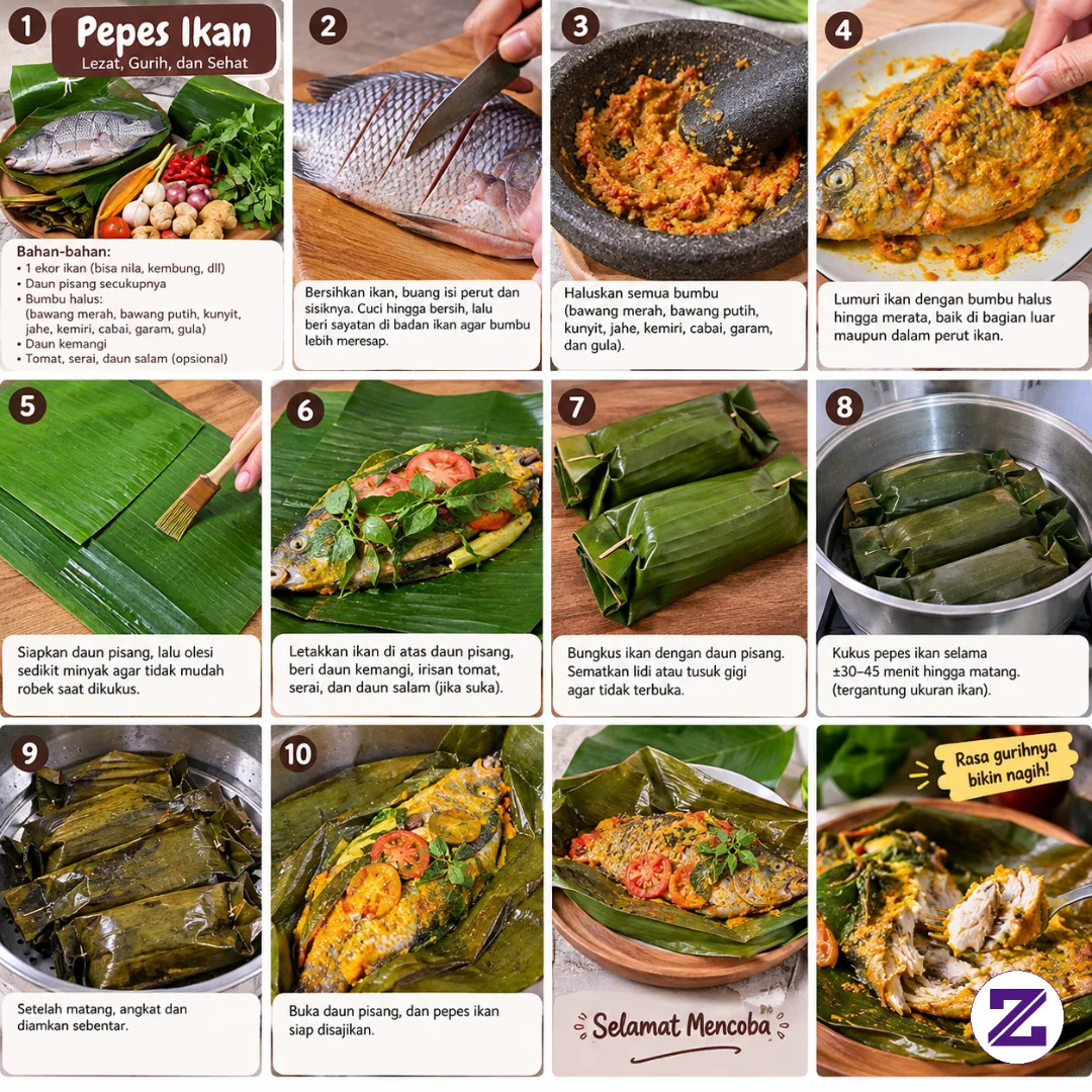Resep Pepes Ikan Lezat