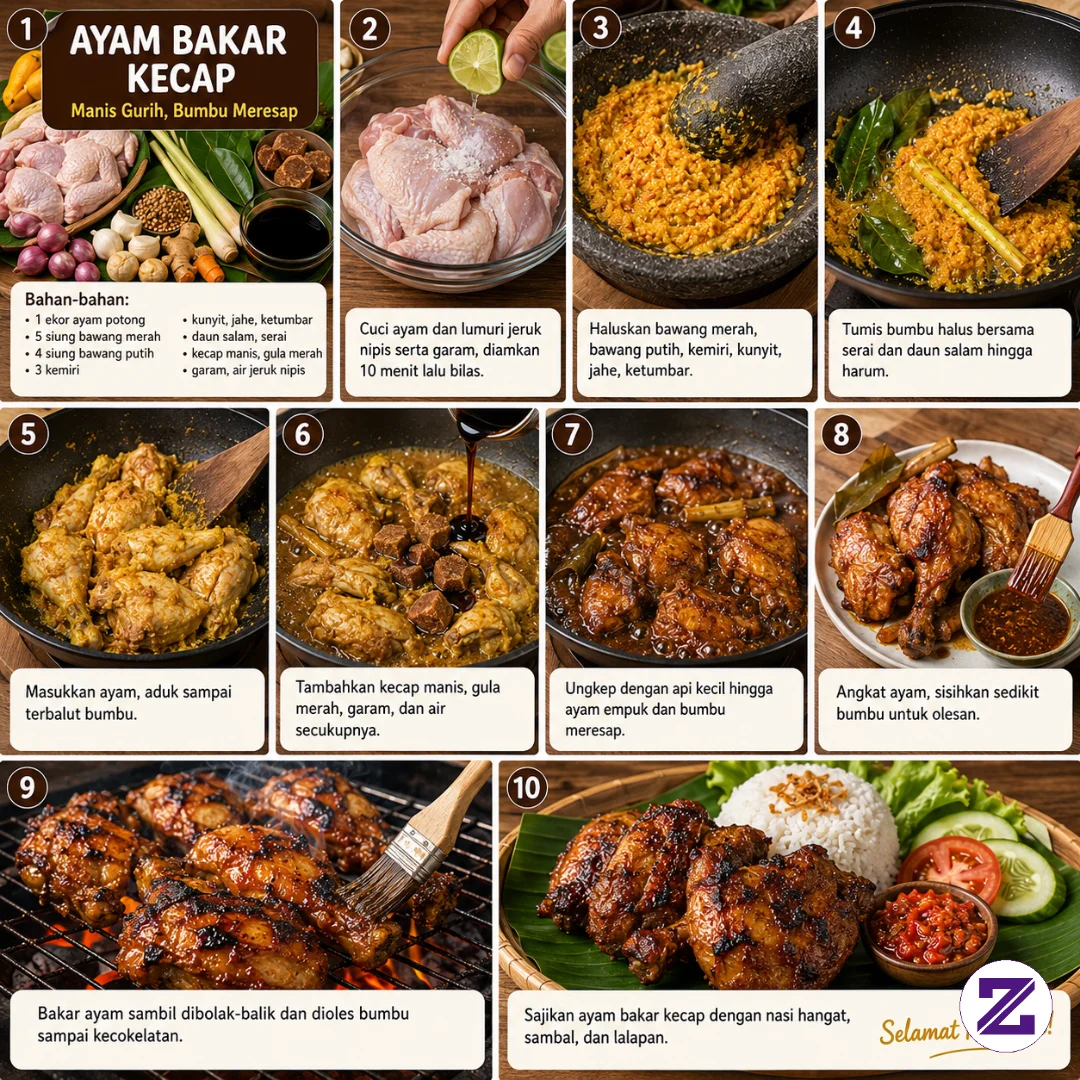 Resep Ayam Bakar Kecap