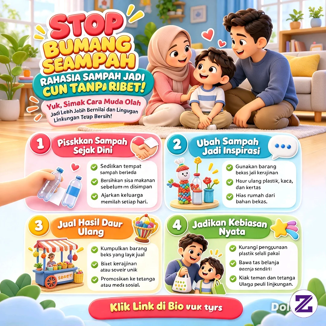 🌍 STOP BUANG SEMBARANGAN — Sampah Jadi Cuan!