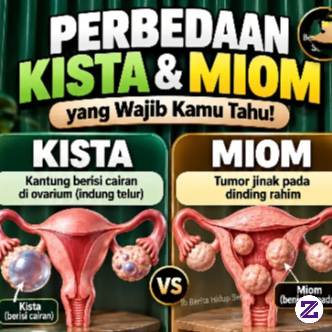 JANGAN SAMPAI TERTUKAR! INI PERBEDAAN KISTA DAN MIOM YANG WAJIB WANITA KETAHUI .
