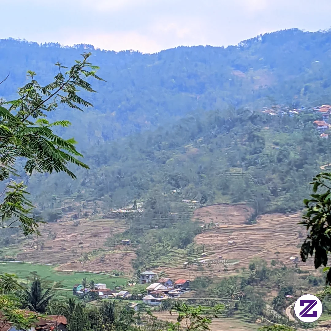 Panorama Dusun Kampungbaru Dan Dusun Jambuwangkal Desa Lawen Pandanarum