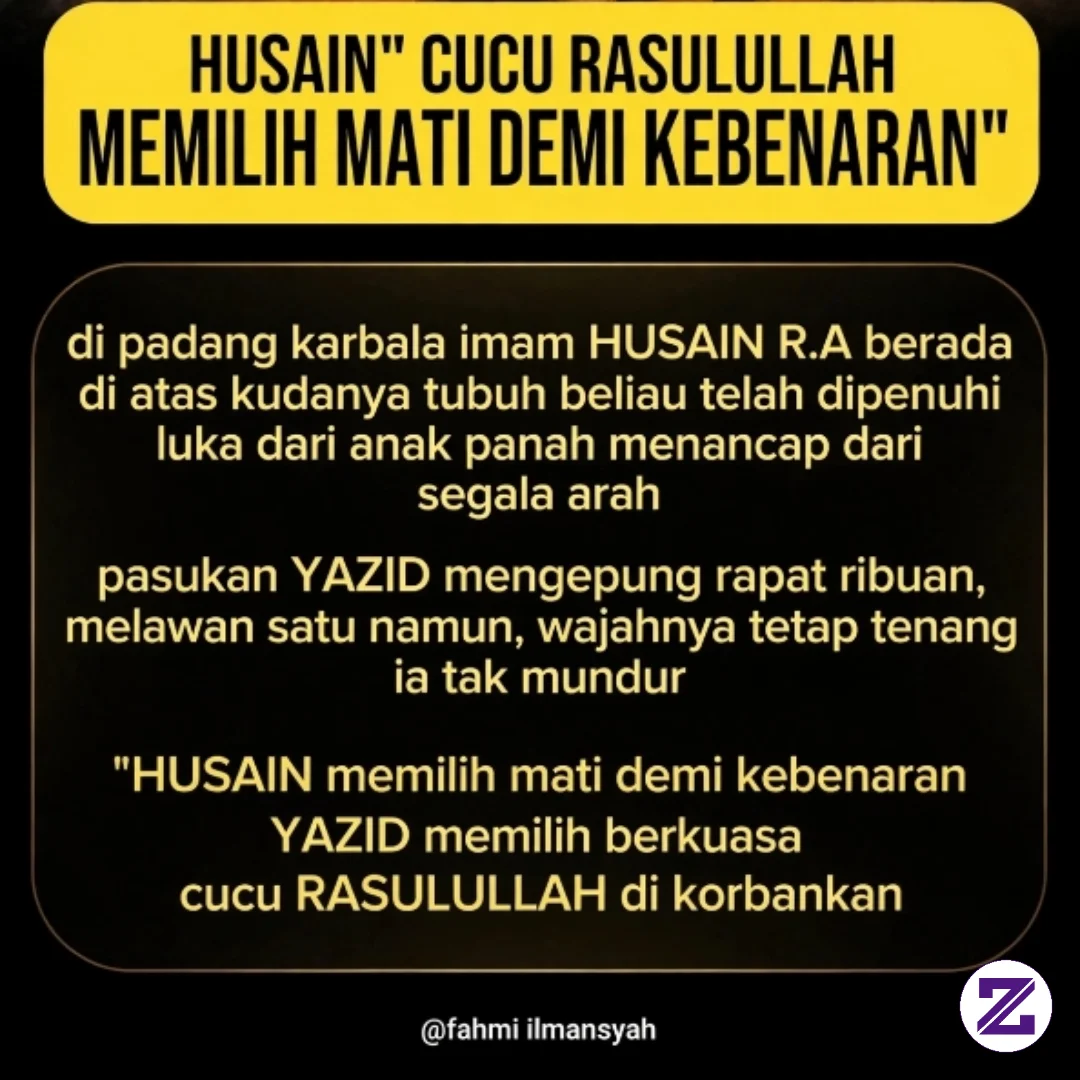 Ribuan Mengepung Satu Orang. Tapi Satu Orang Itu Adalah CUCU NABI.