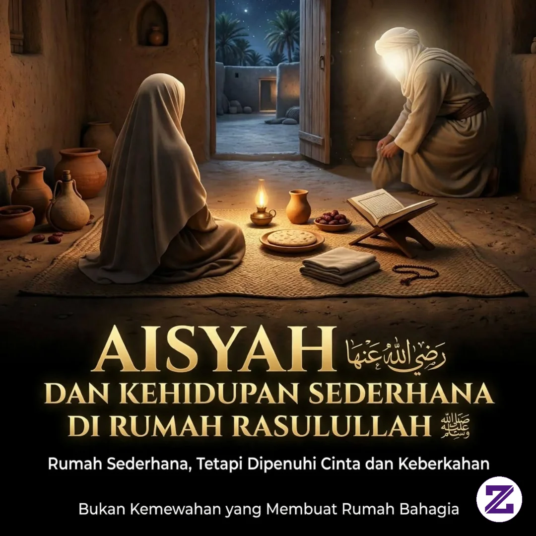 AISYAH DAN KEHIDUPAN SEDERHANA DI RUMAH RASULULLAH صلى الله عليه وسلم