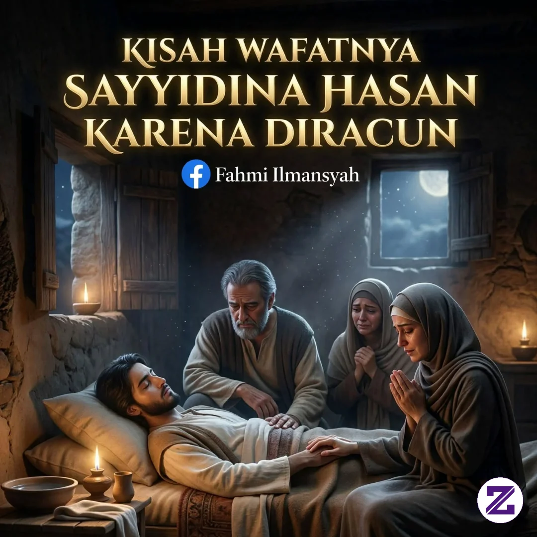 KISAH WAFATNYA SAYYIDINA HASAN CUCU KESAYANGAN NABI MUHAMMAD KARENA DIRACUN.