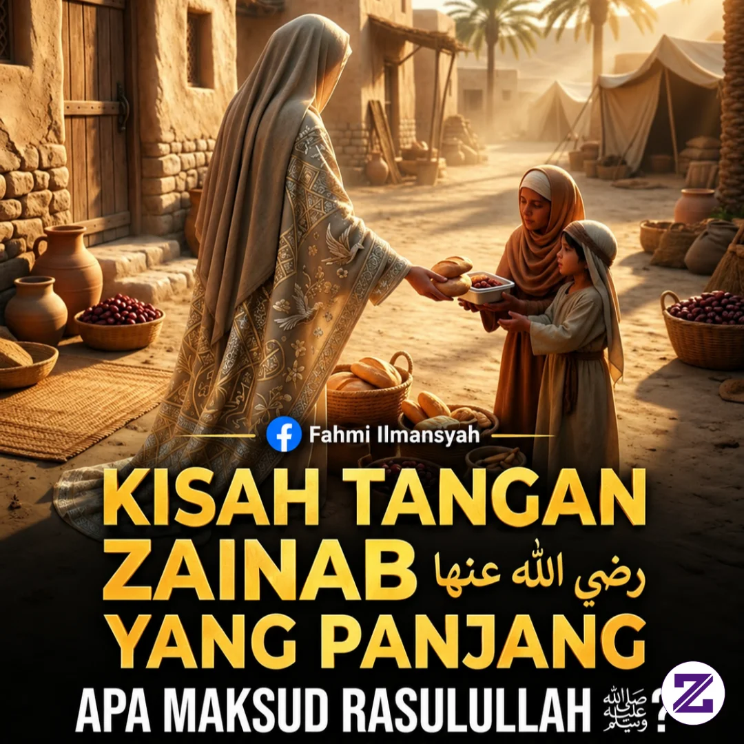 KISAH TANGAN ZAINAB RA YANG PANJANG - Bukan Panjang Fisik, Tapi Panjang Dalam