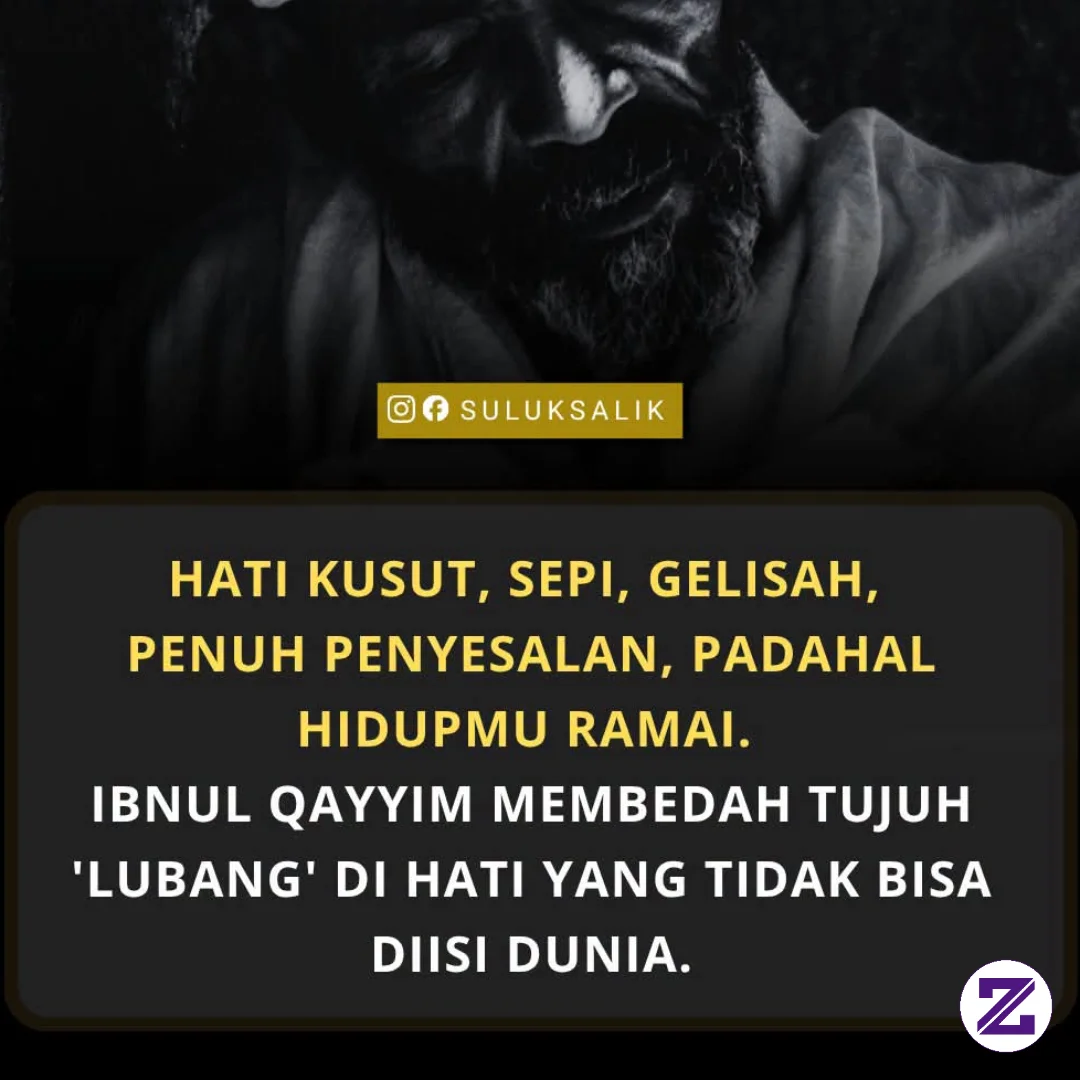 Ramai Tapi Hampa? Ibnul Qayyim Membedah Tujuh Hal Yang Ada Di Dalam Hati