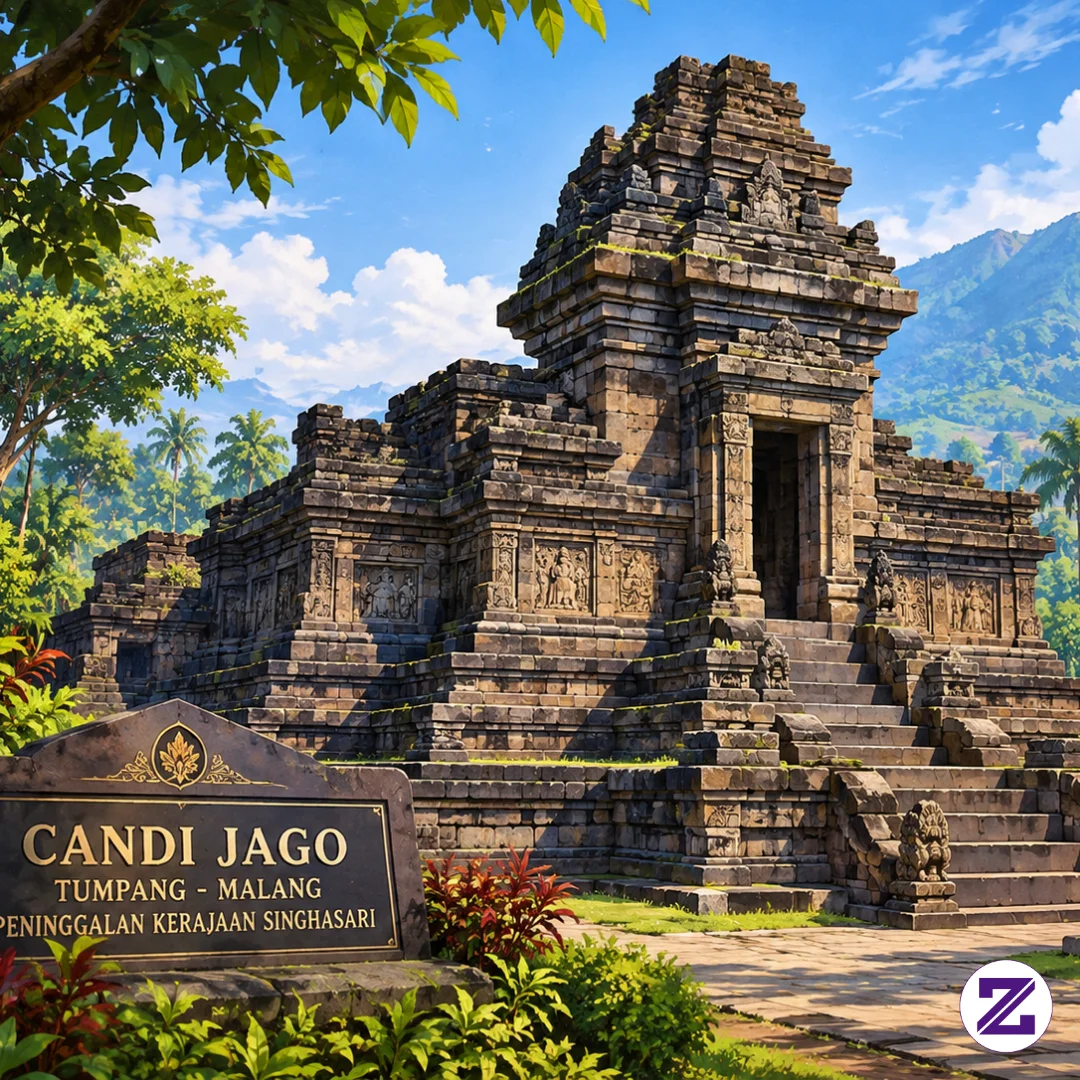 CANDI JAGO TUMPANG MALANG JAWA TIMUR