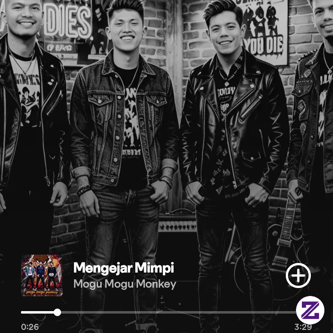 Go To Spotify And Please Earn Music From My Band "Mogu Mogu Monkey"