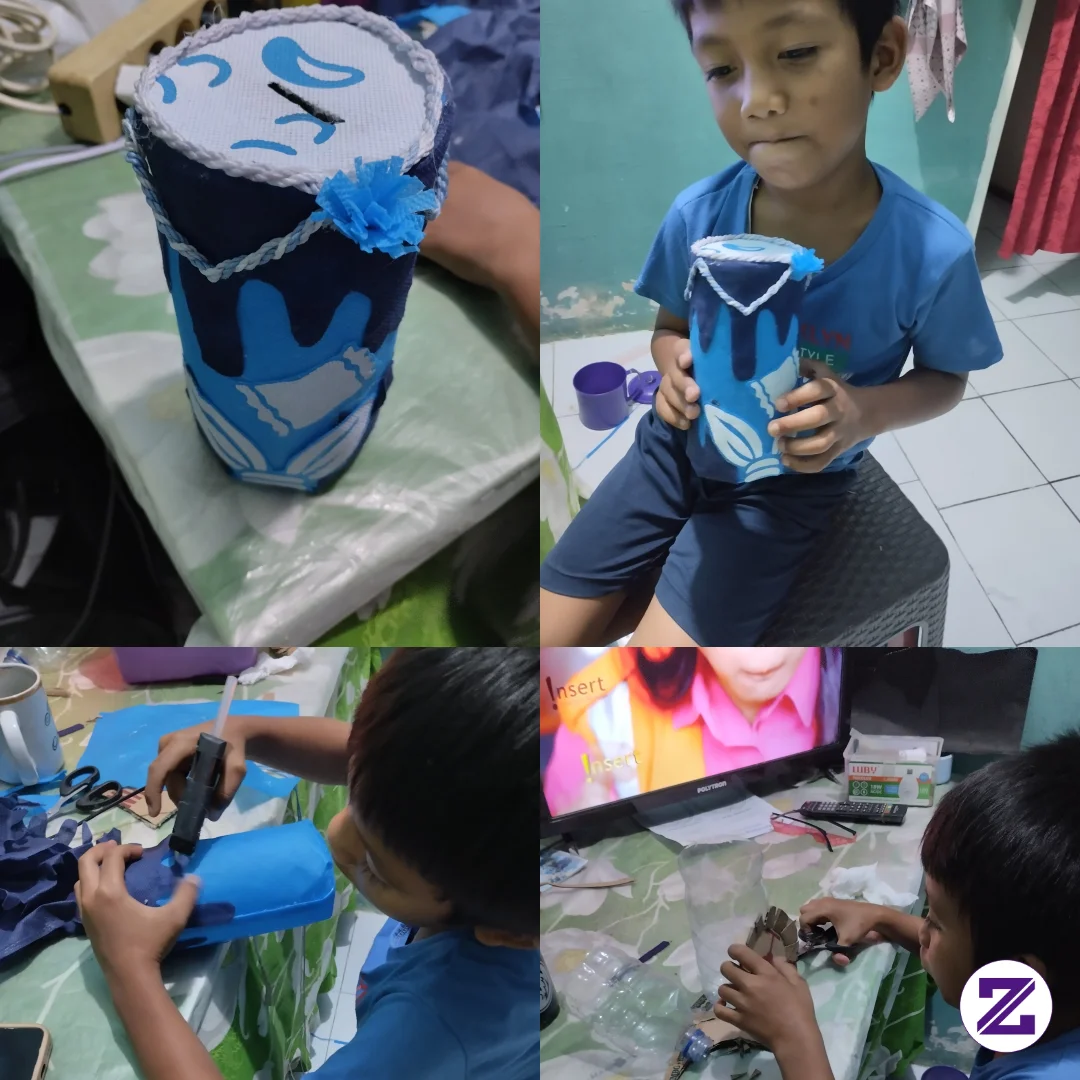 Kali Ini Kita Akan Membuat Prakaria Celengan Dari Botol Aqua