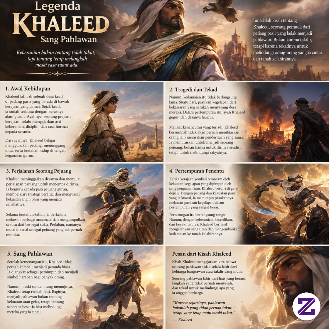 ⚔️ LEGENDA KHALEED — SANG PAHLAWAN PADANG PASIR 🏜️