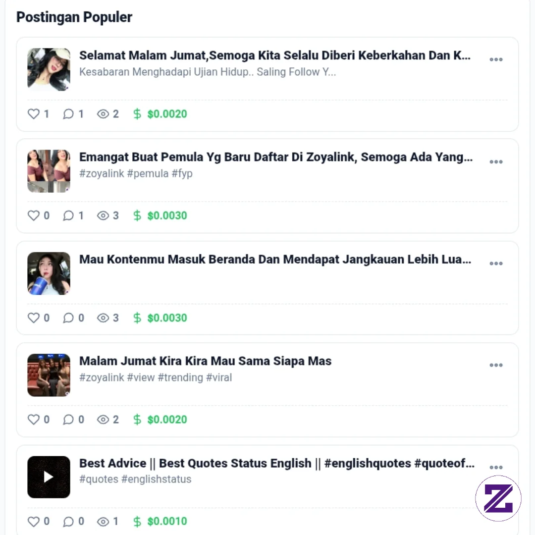 Bagaimana Bestie Udah Mulai Jalan Belum Zoyalink Nya? Kalau Belum Sini Kumpul