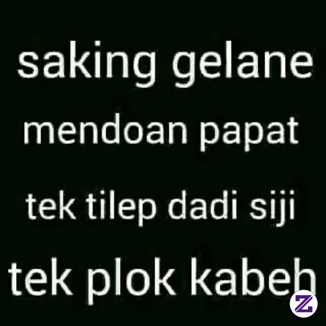 Saking Gelane Ya Mbok
