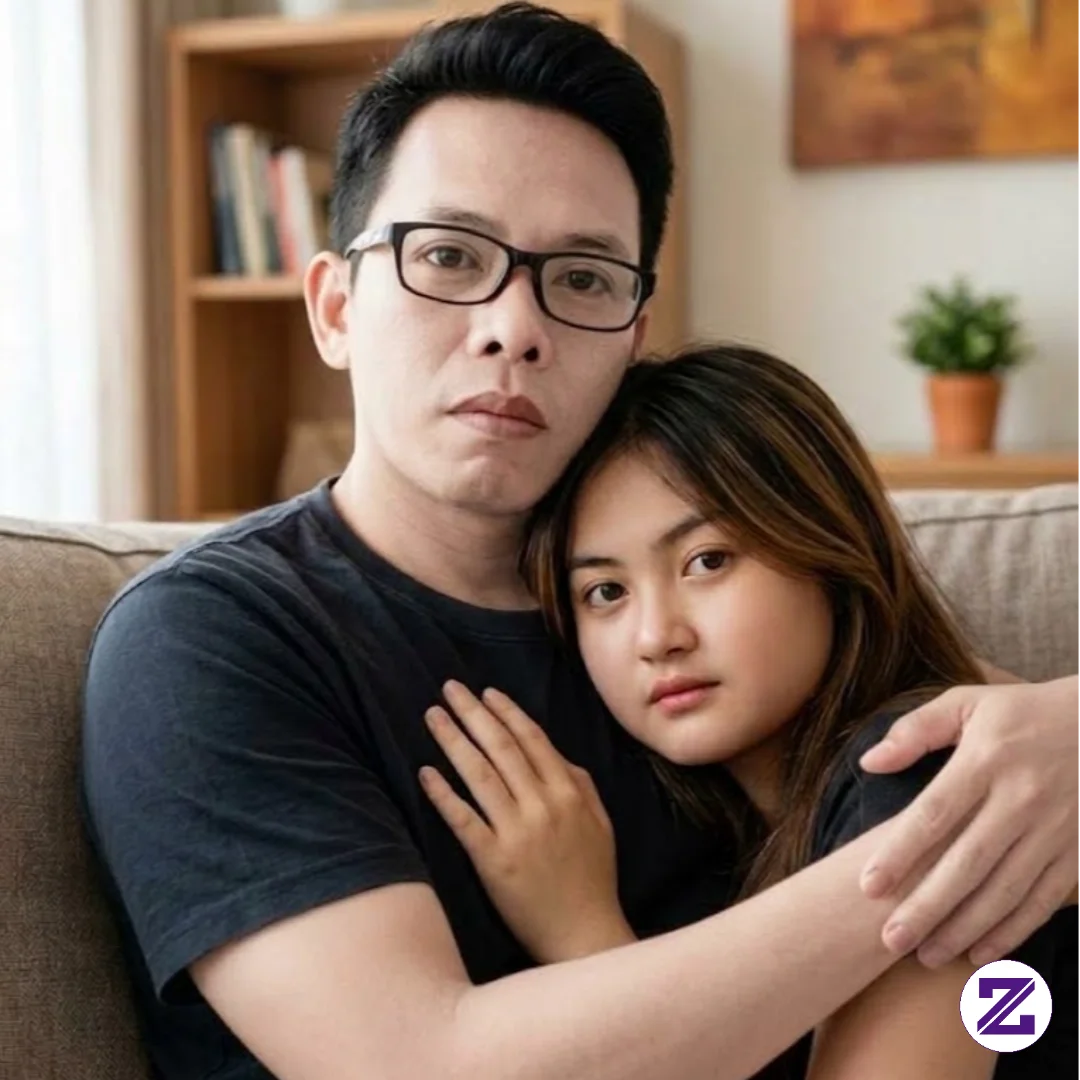 Si Gadis Dalam Peluk Manja Sang Ayah