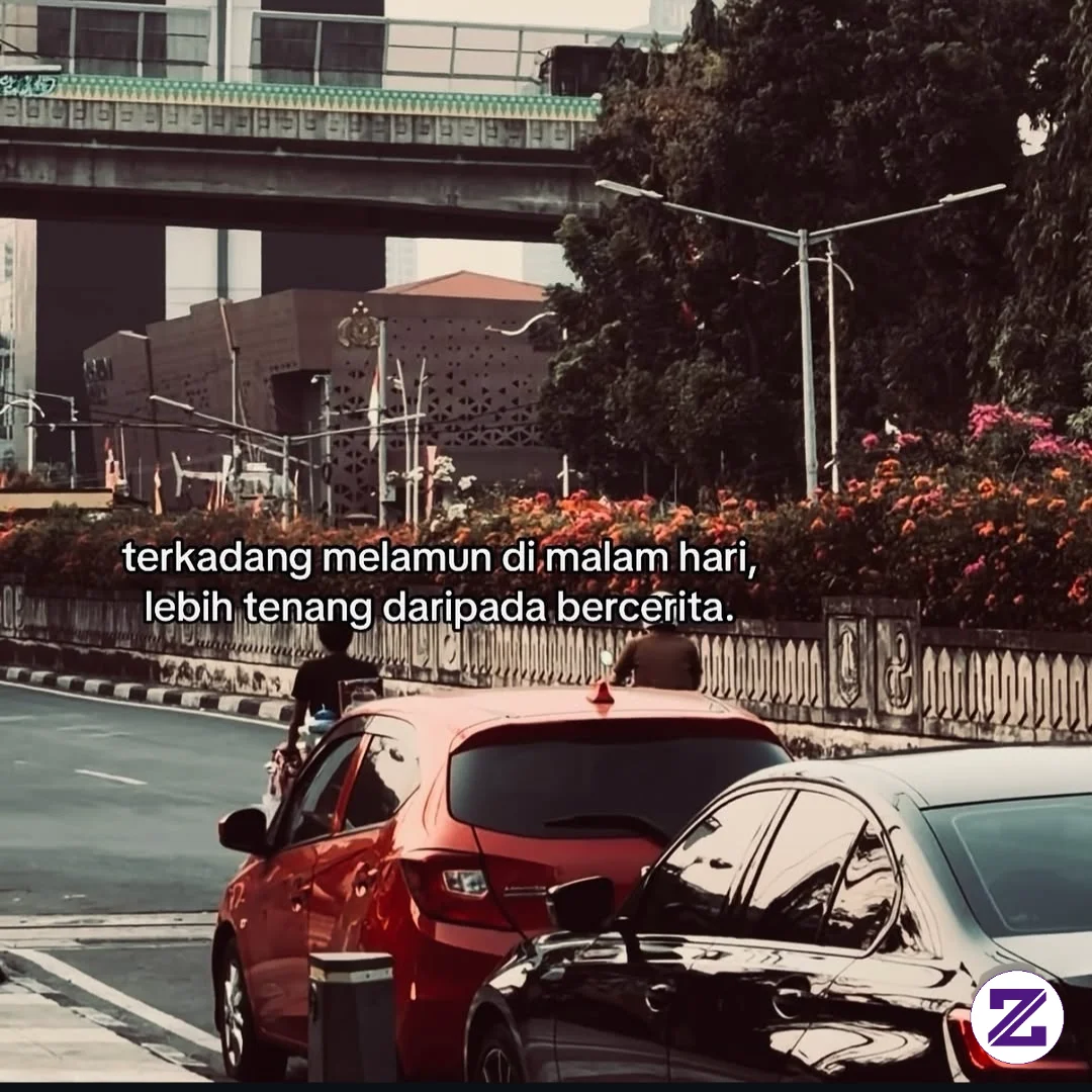 Terkadang Melamun Di Malam Hari,lebih Tenang Dari Pada Bercerita