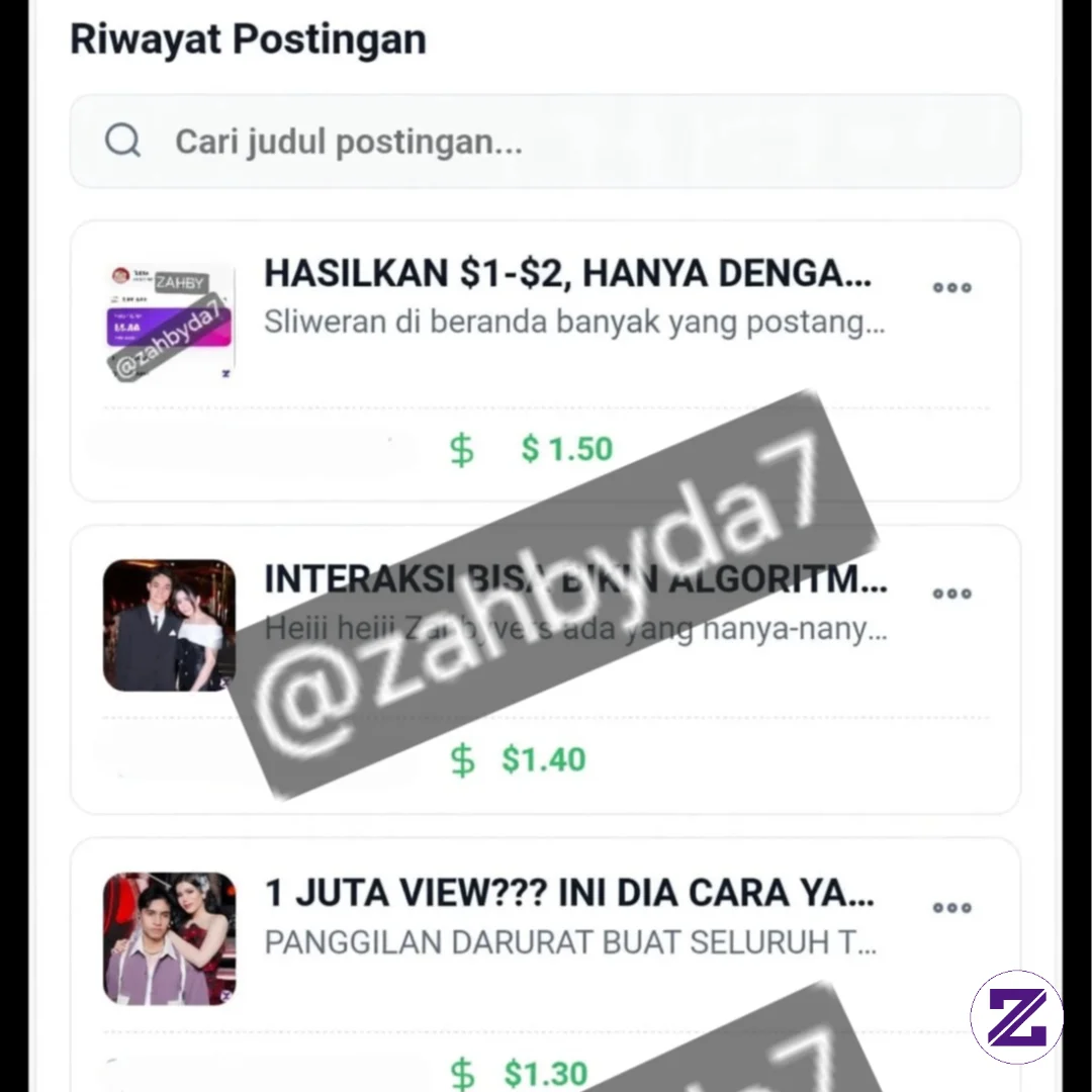 KABAR BAIK🤑HASILIN DOLLAR HANYA JADI TEAM ZAHBYVERS😱EMANG BISA YA ???😱😱