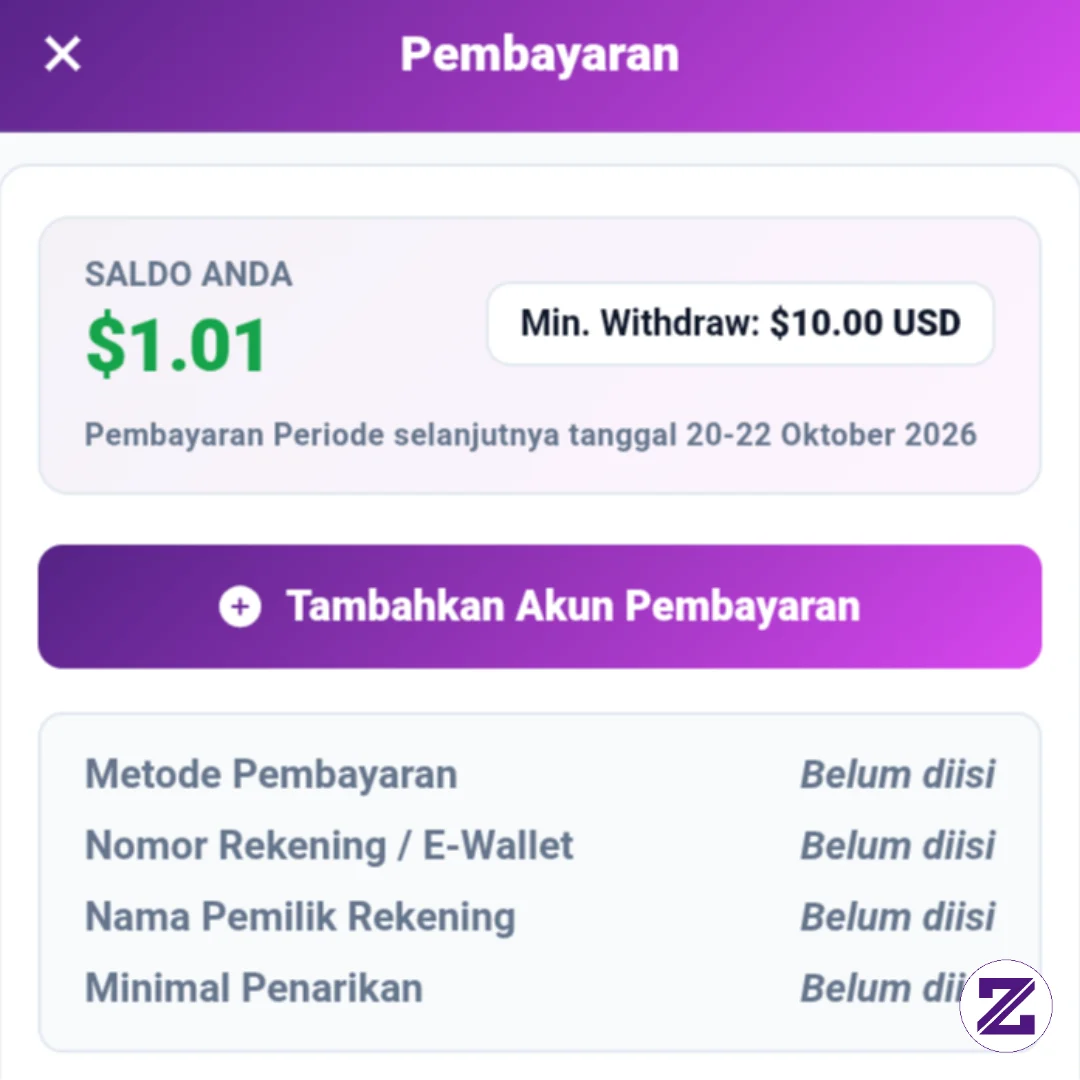 Masyllah Udah Di Suruh Nyiapin Akun Pembayaran Nih Apakah Ada Yang Sama😁