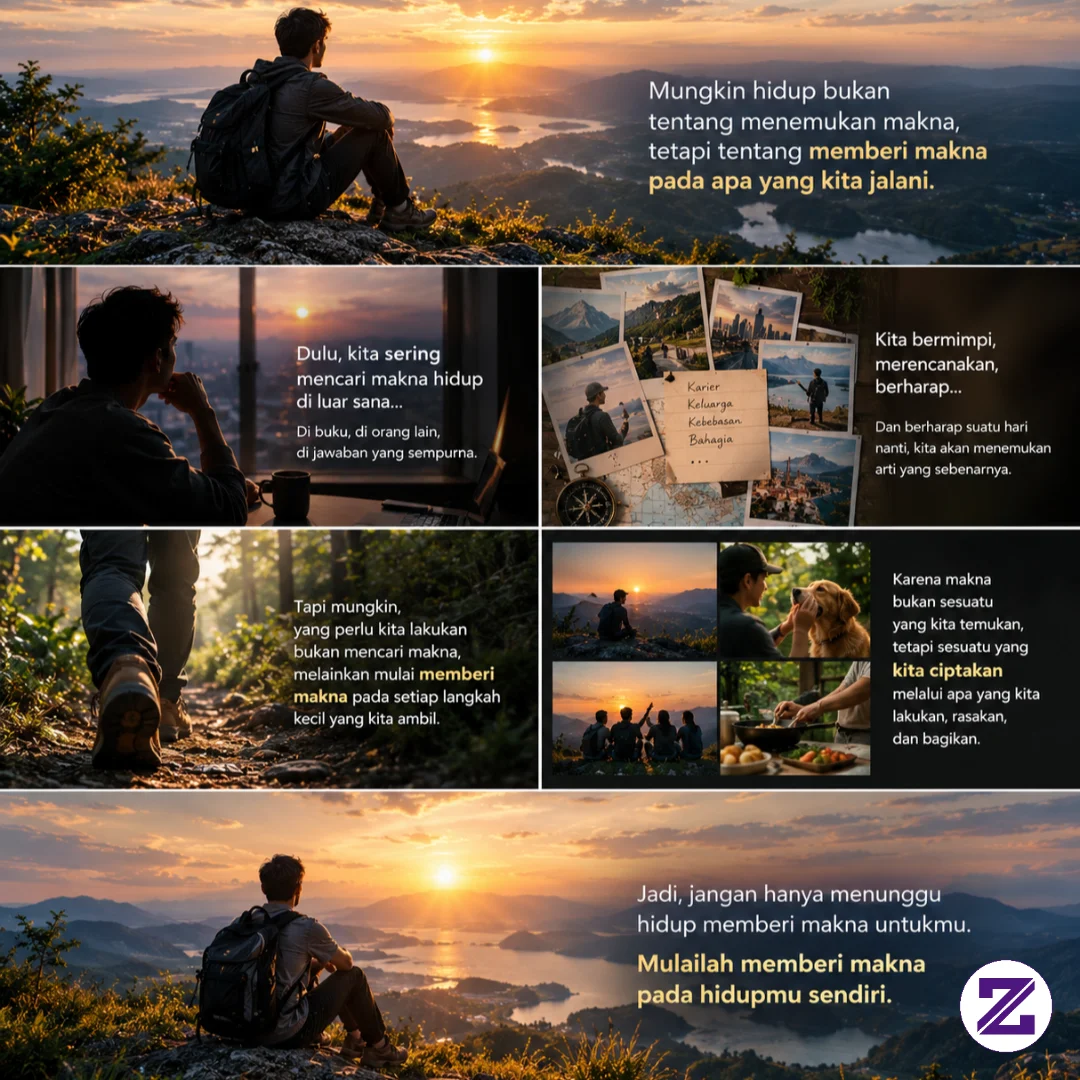 Mungkin Hidup Bukan Tentang Menemukan Makna.