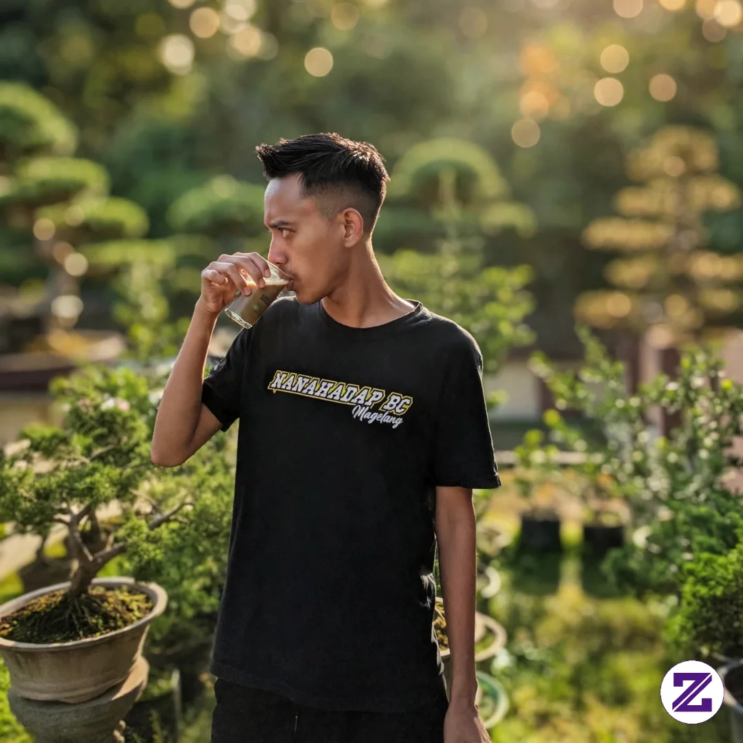Ngopi Sore Di Kebun Bonsai - Nikmatnya Hidup Sederhana