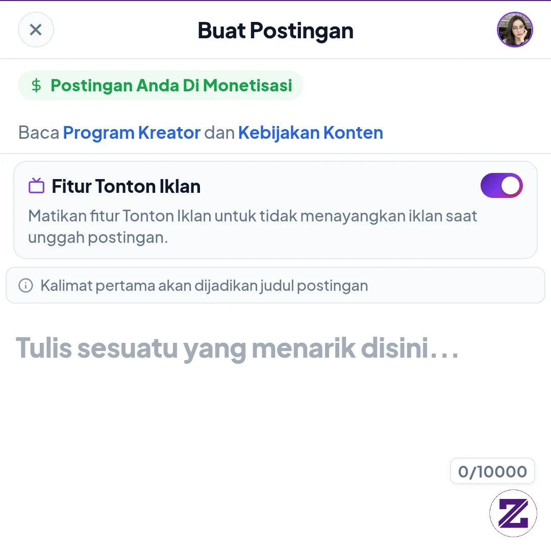 FITUR BARU TONTON IKLAN ZOYALINK SUDAH RILIS - Komisi $0.0020 Langsung Cair