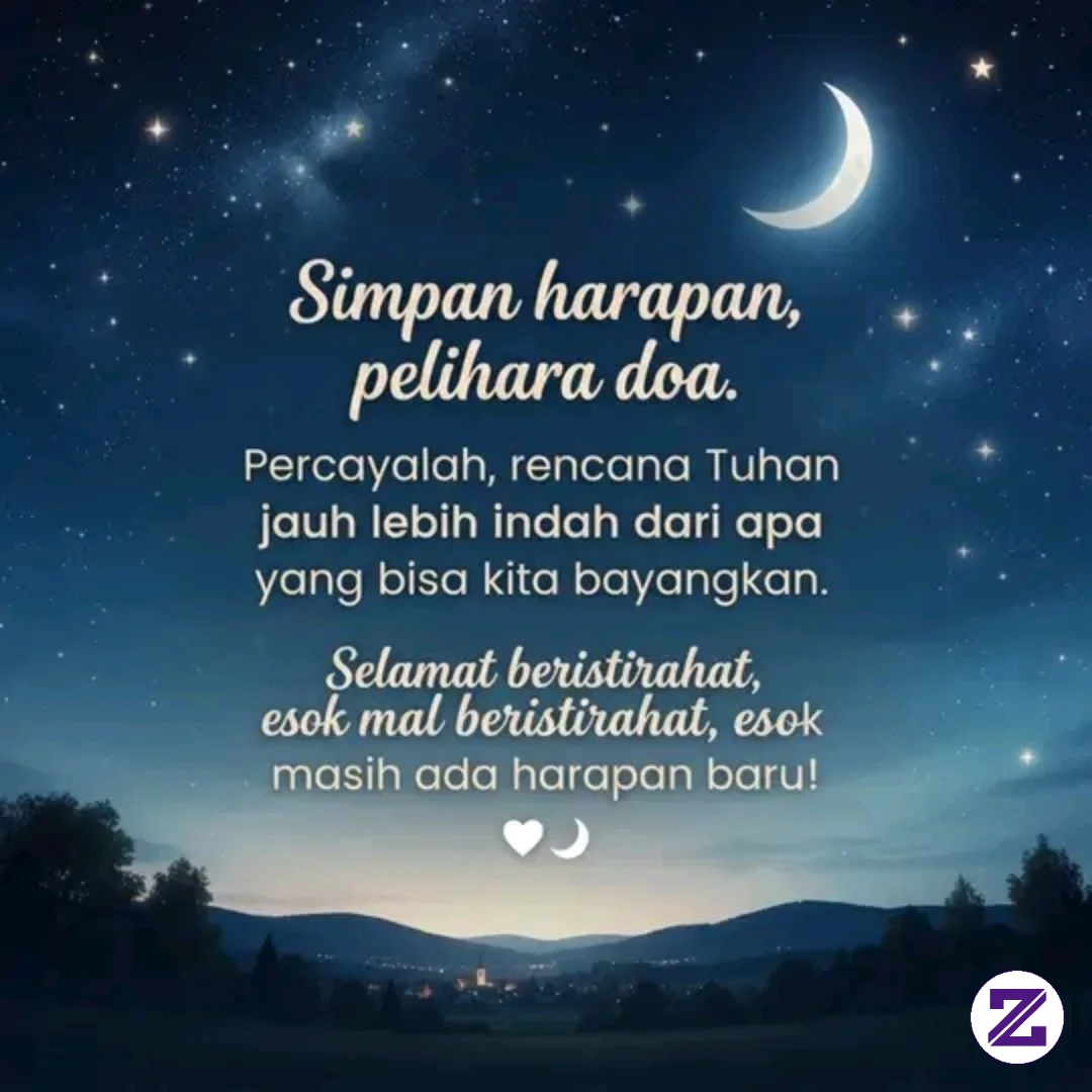 Simpan Harapan, Pelihara Doa. Percayalah, Rencana Tuhan Jauh Lebih Indah Dari