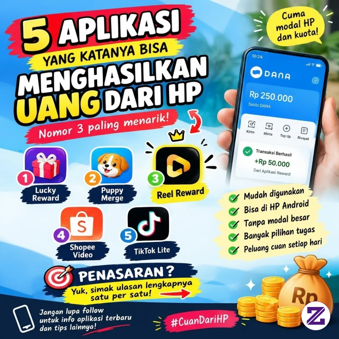 CUMA MODAL HP, BISA CUAN?