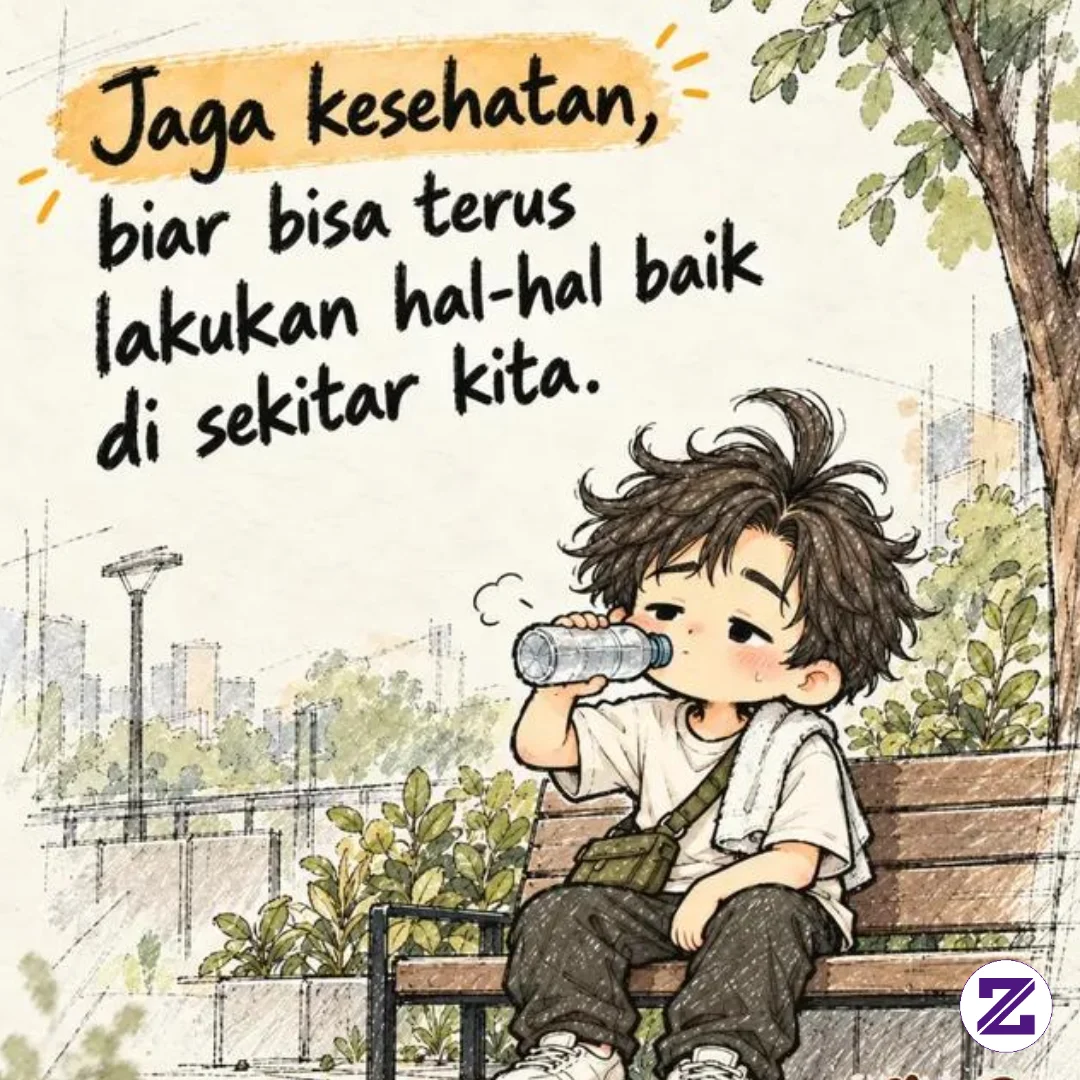 Kadang Kita Sibuk Mikirin Banyak Hal.