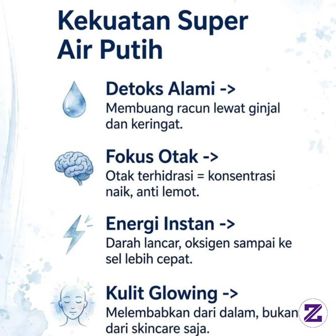 AIR PUTIH - Obat Gratis Yang Sering Kita Lupakan