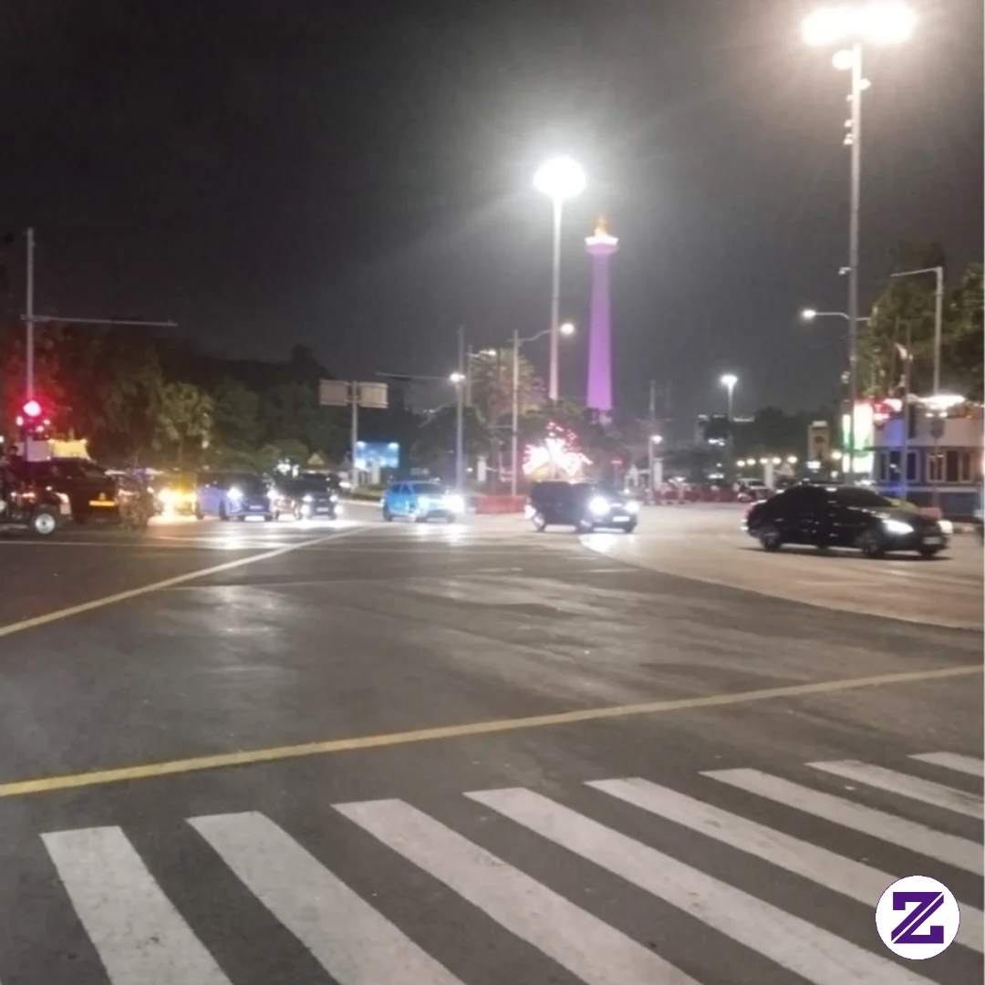 Suasana Di Ibukota Semalam Persis Dengan Monas