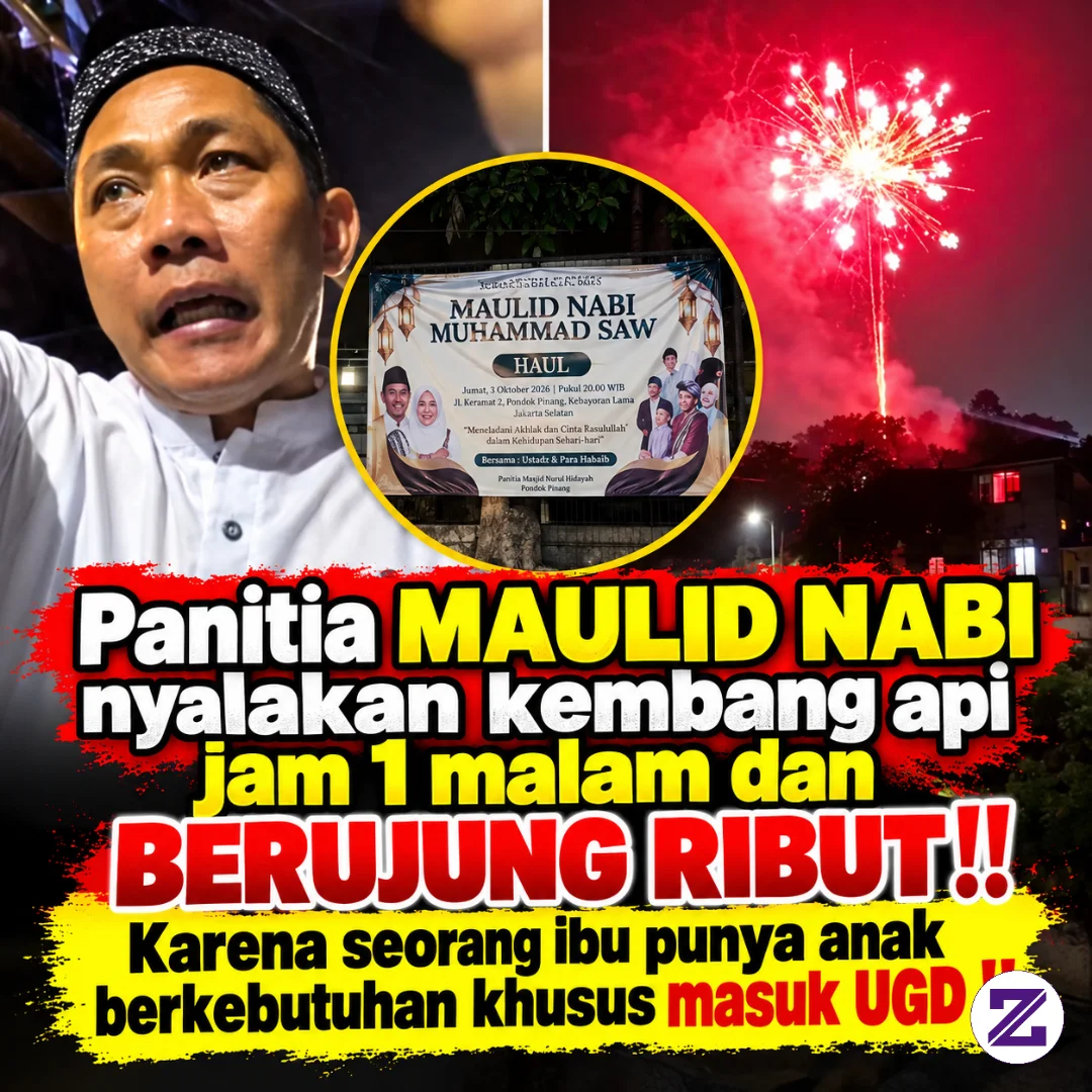 Panitia MAULID NABI Nyalakan Kembang Api Jam 1 Malam Dan BERUJUNG RIBUT!!️