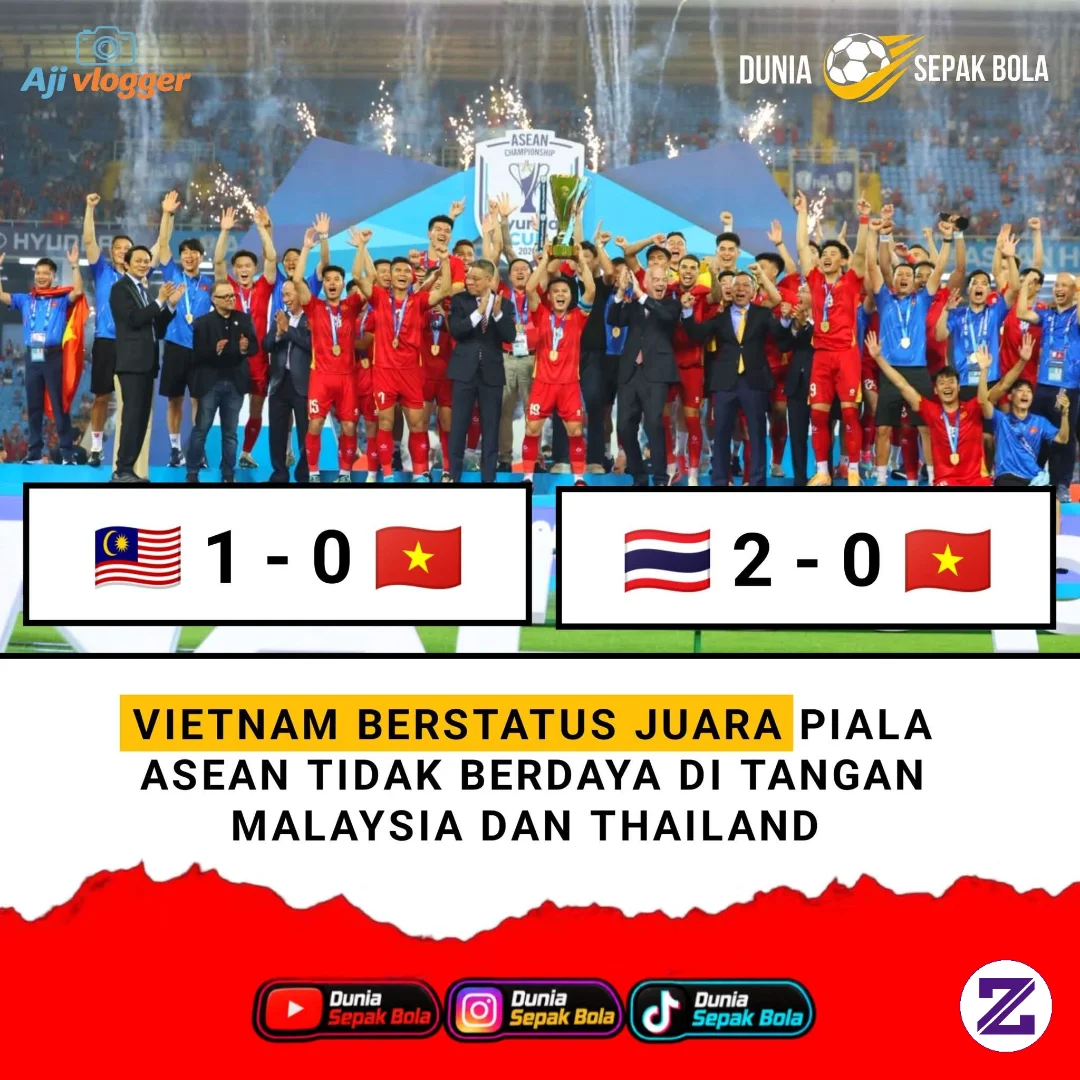 JUARA ASEAN CUP TAK BERDAYA! 🇻🇳😱