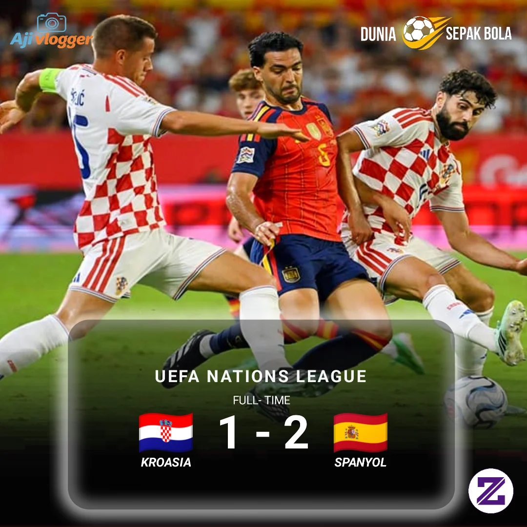 FT: Kroasia 1 - 2 Spanyol