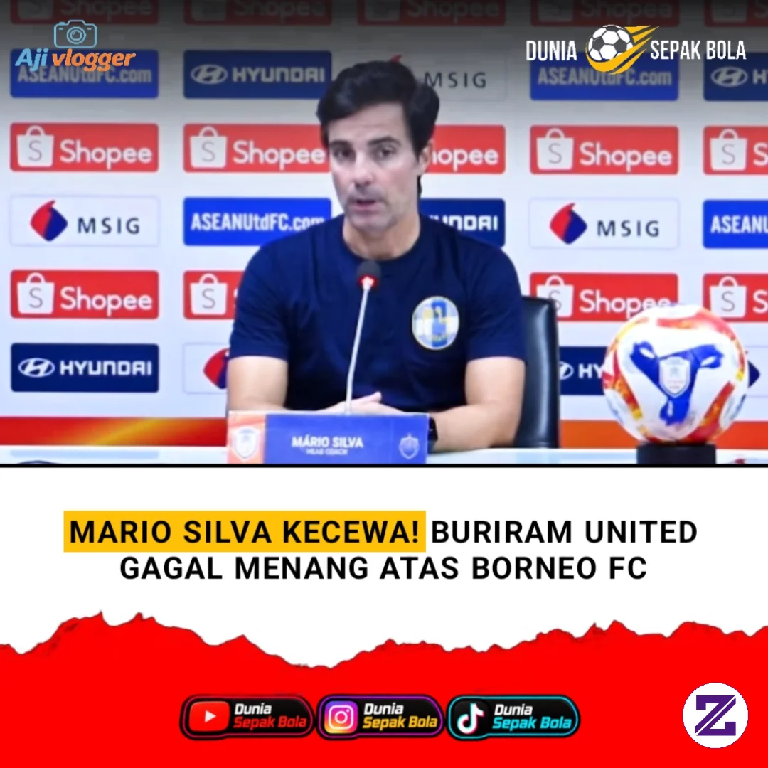 🇹🇭 Pelatih Buriram United, Mario Silva, Mengaku Kecewa Setelah Timnya Hanya