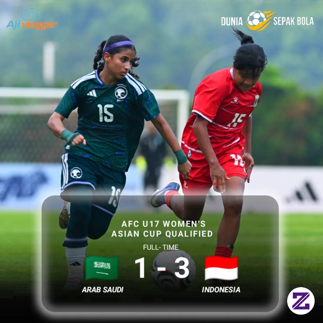 FT: Arab Saudi (W) U17 1 - 3 U17 (W) Indonesia