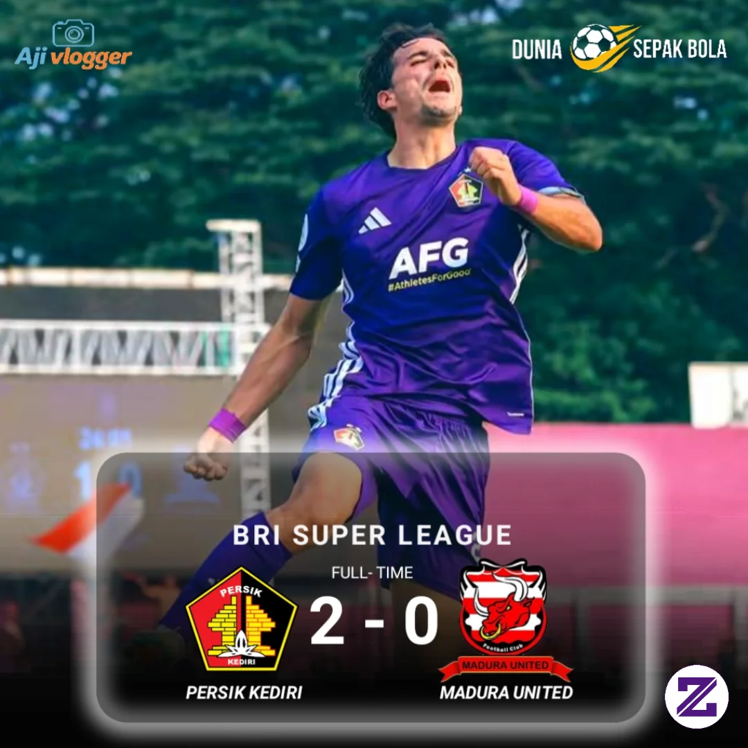 FT: Persik Kediri 2 - 0 Madura United