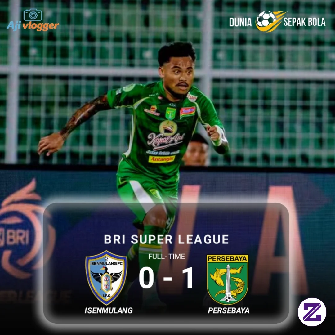 FT: Isenmulang 0 - 1 Persebaya Surabaya