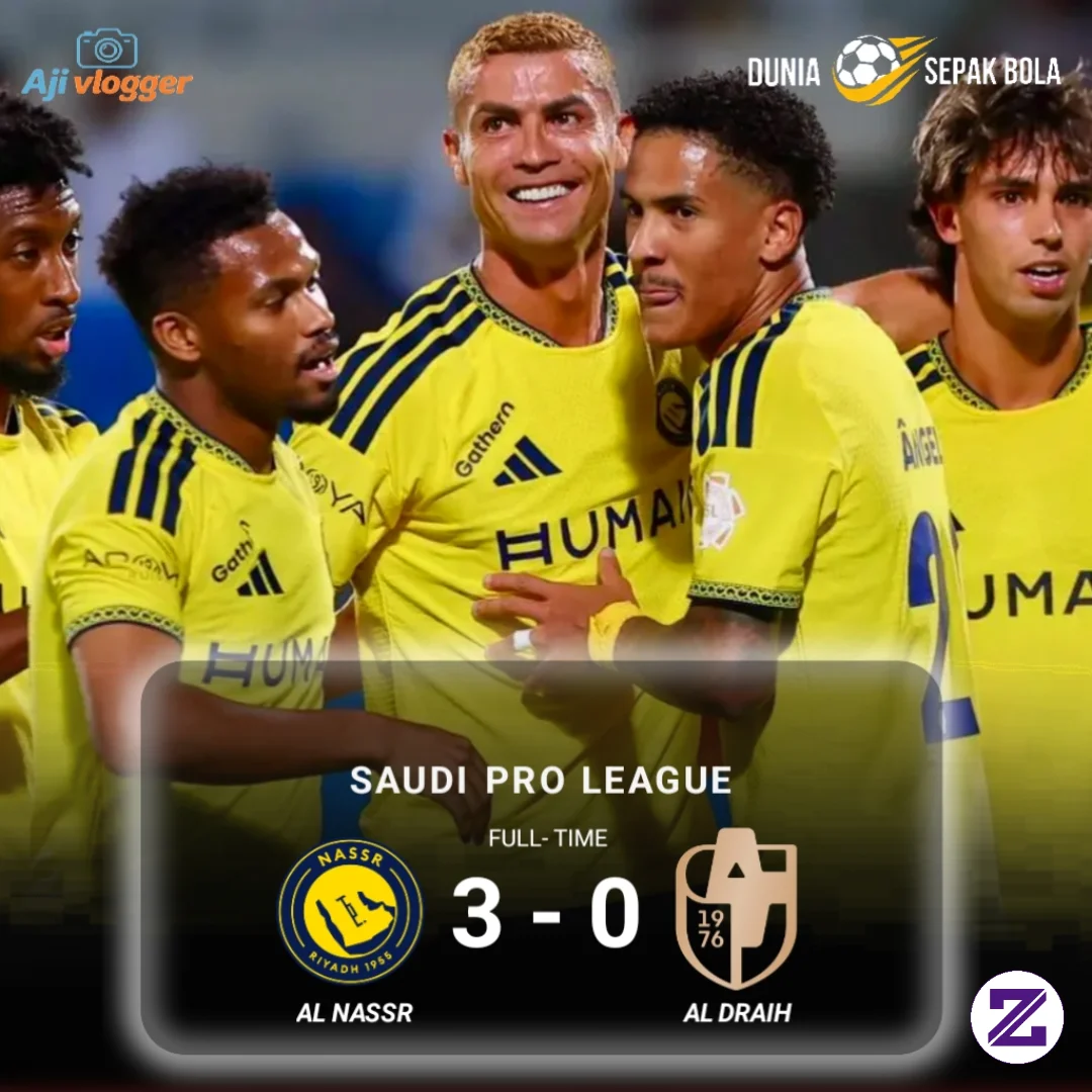 FT: Al Nassr 3 - 0 Al Draih