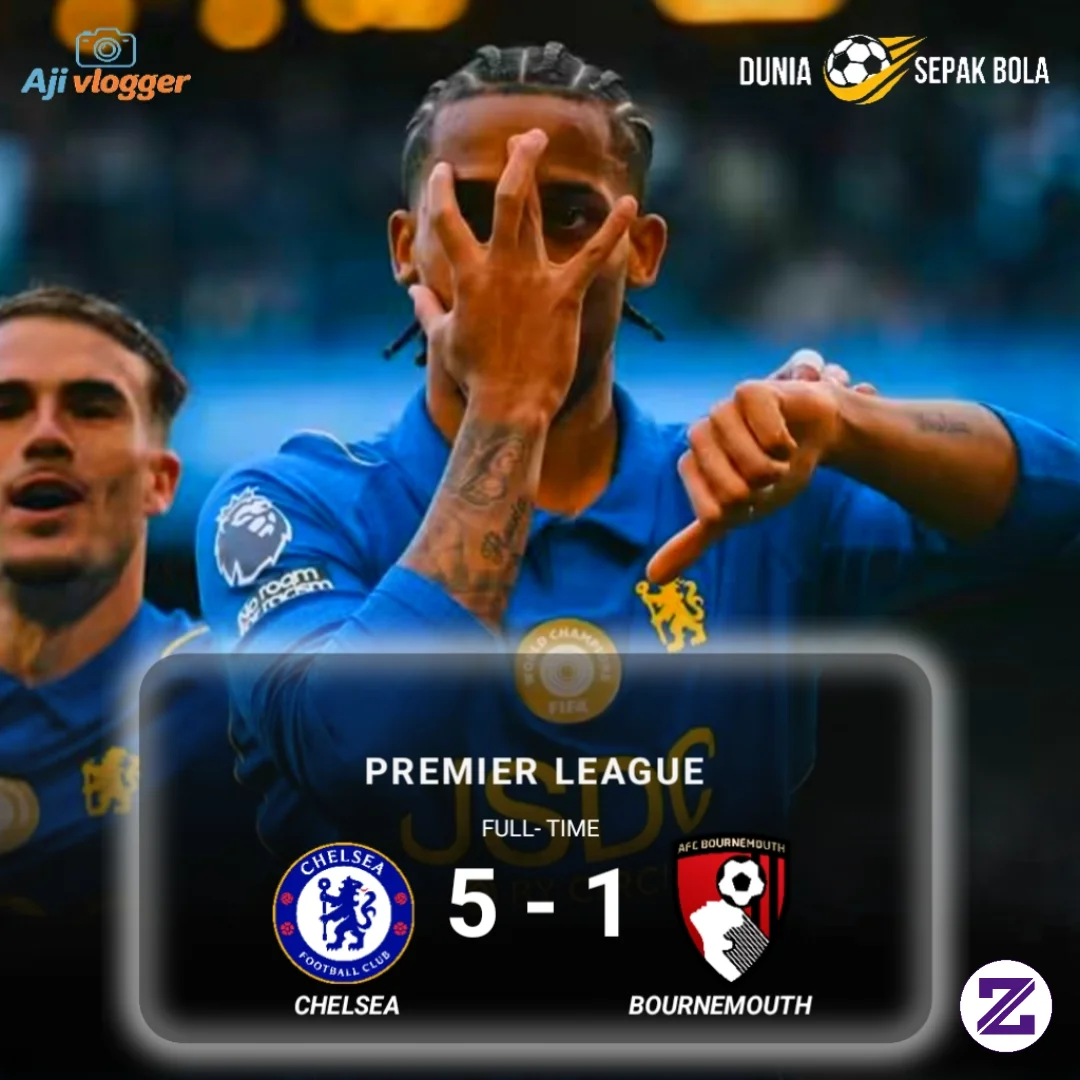 FT: Chelsea 5 - 1 Bournemouth