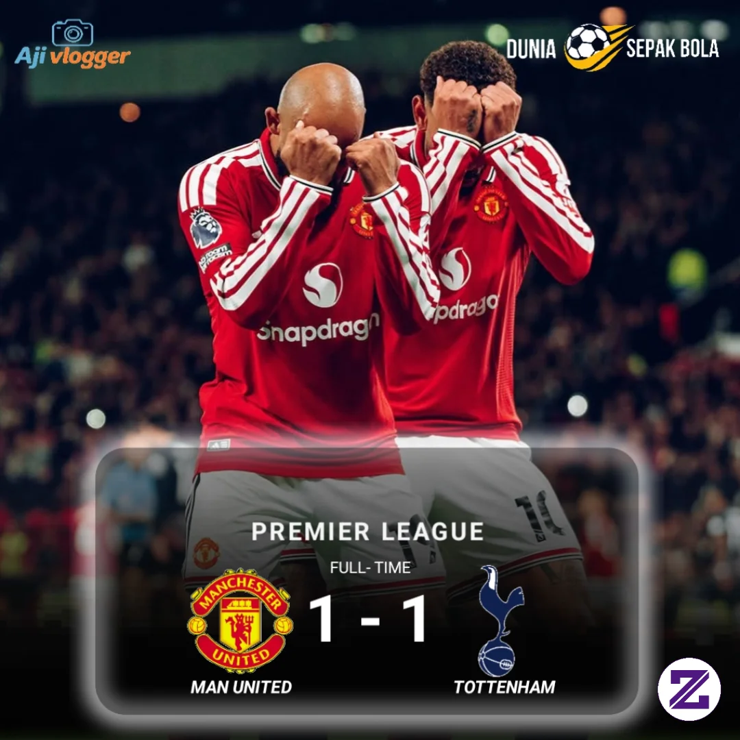 FT: Manchester United 1 - 1 Tottenham